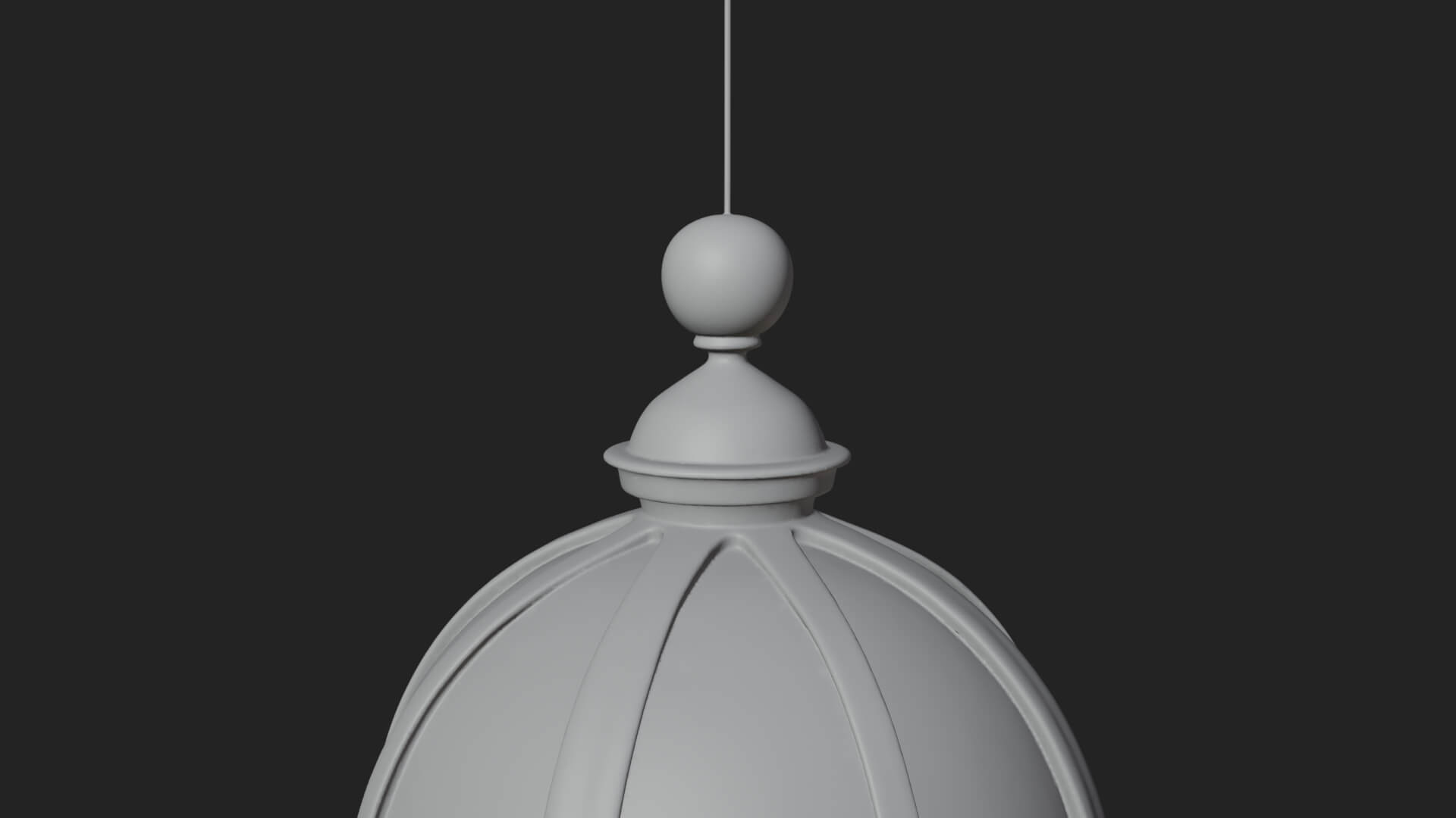 Stone Clock Tower Design 6 3D Print Model 3D Model