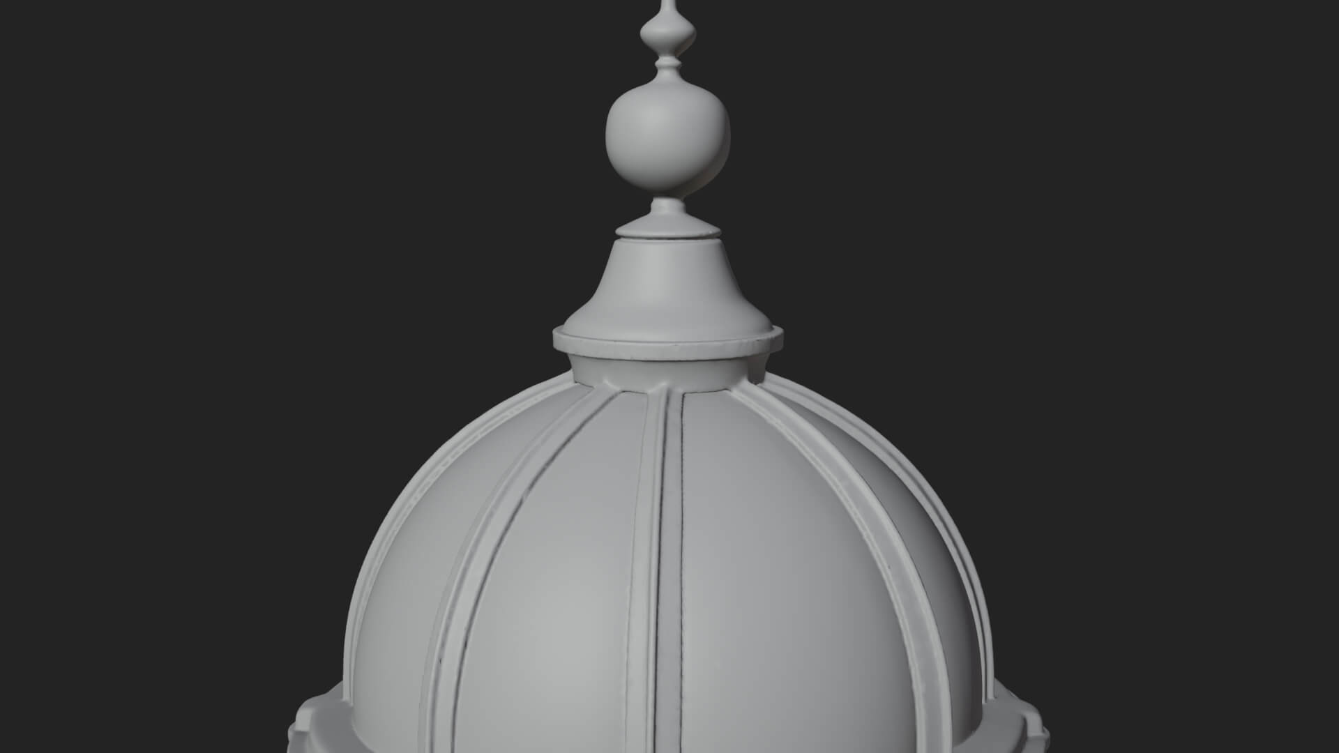 Stone Clock Tower Design 7 3D Print Model 3D Model