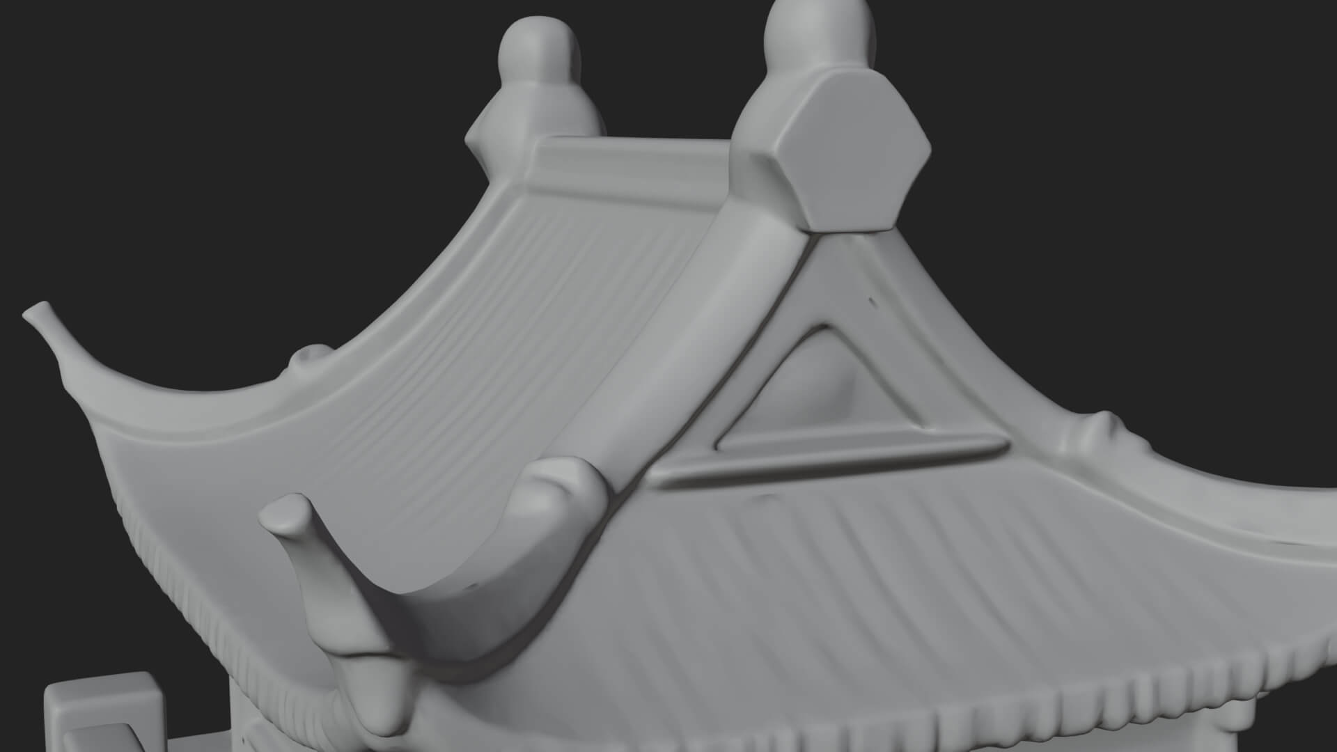 Stone Fortress Castle Design 9 3d Print Model 3D Model
