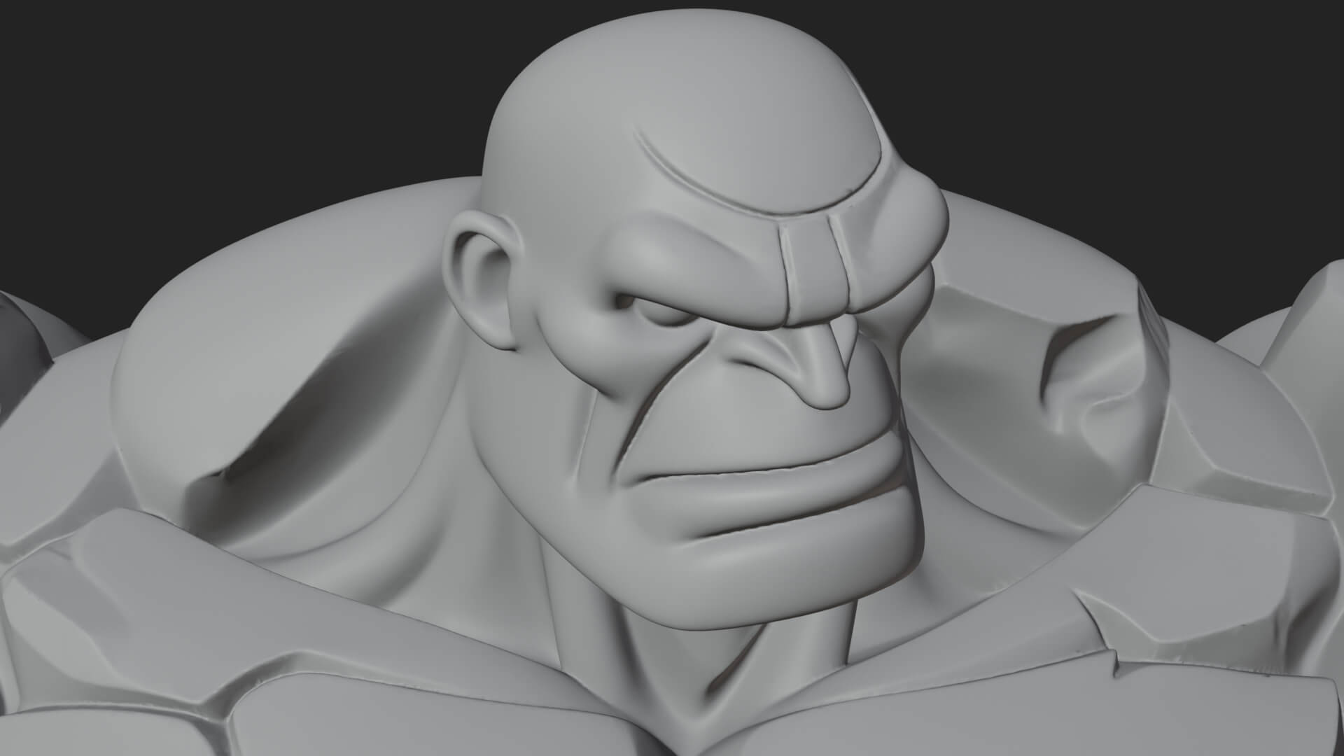 Stone Rock Golem Statue Design 1 3D Print Model 3D Model