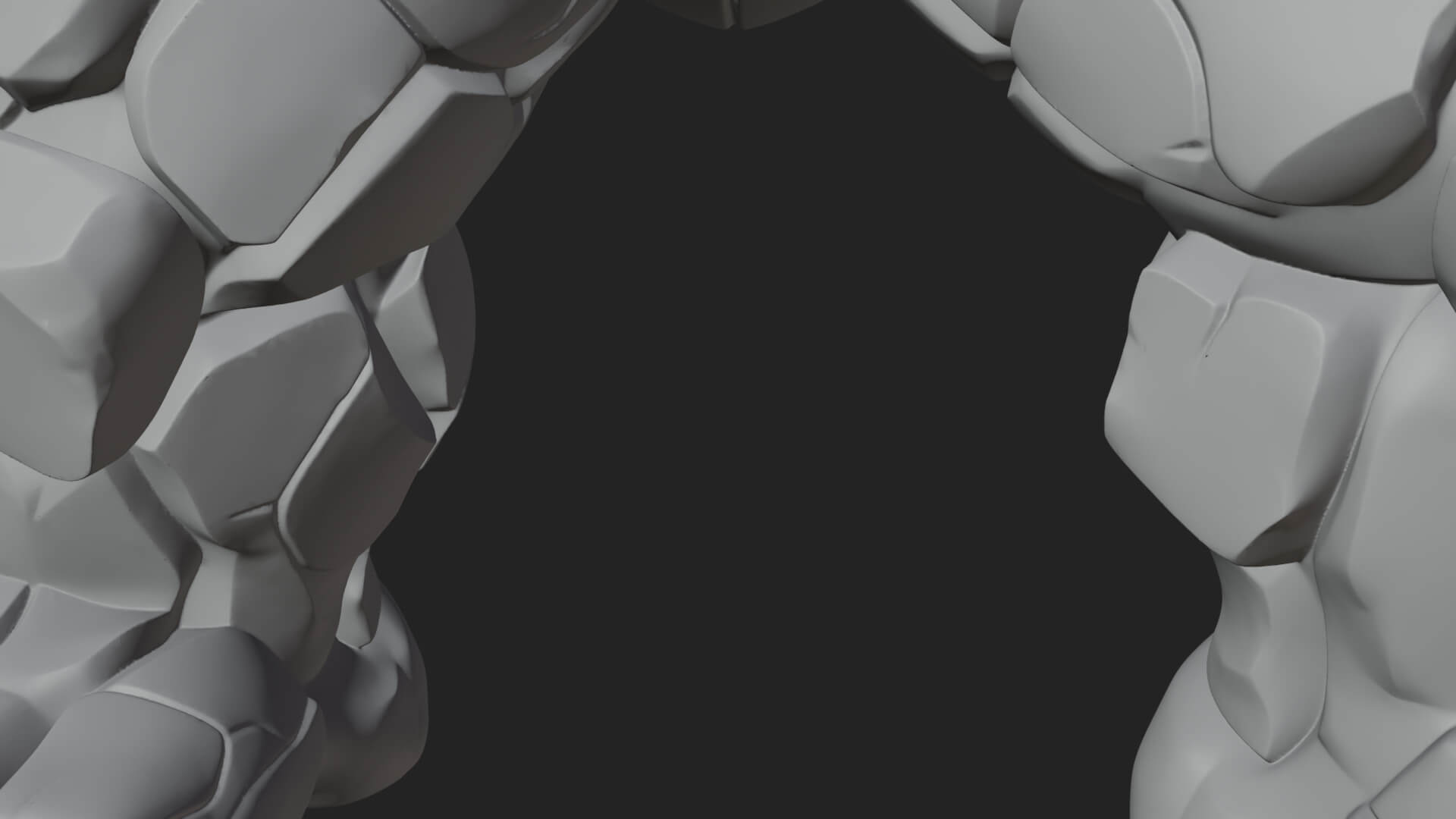 Stone Rock Golem Statue Design 1 3D Print Model 3D Model