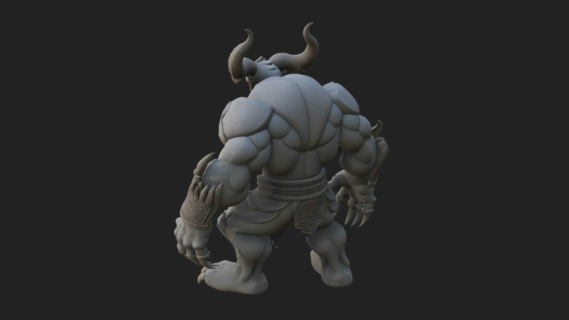 Stone Rock Golem Statue Design 10 3D Print Model 3D Model