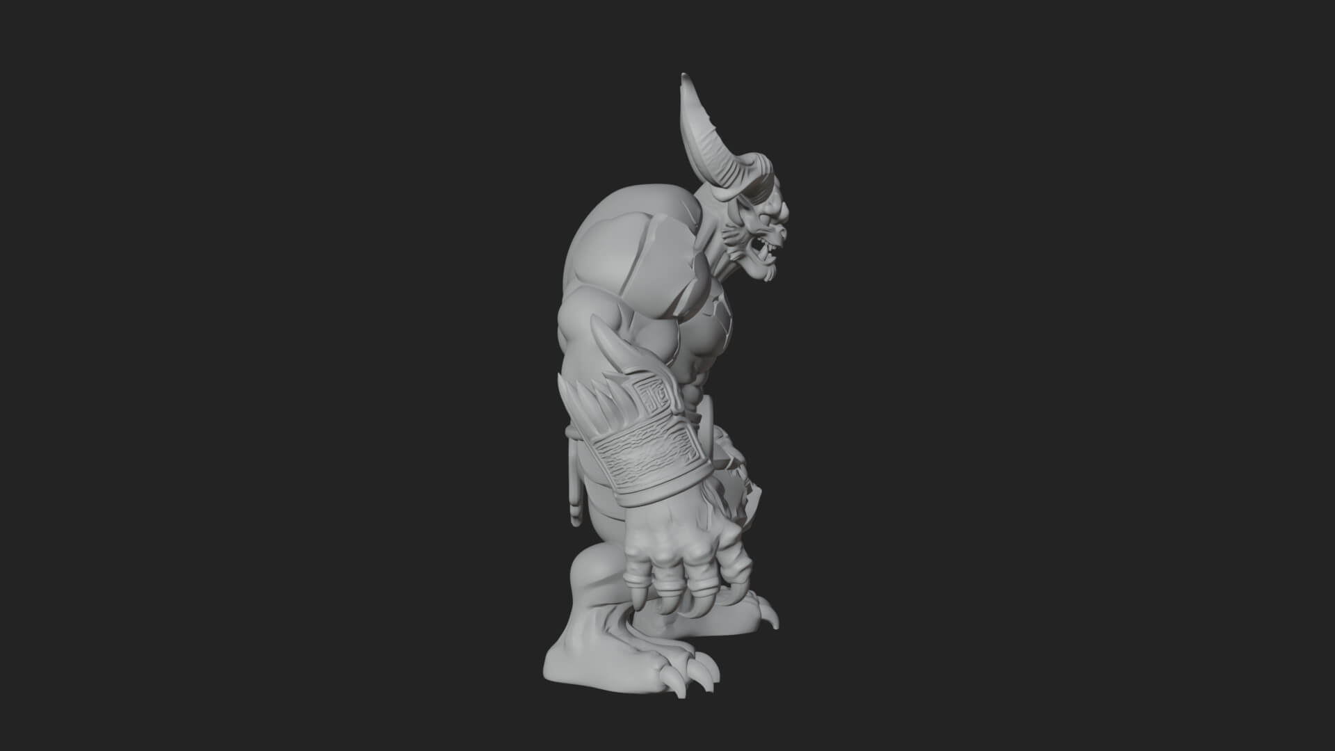 Stone Rock Golem Statue Design 10 3D Print Model 3D Model