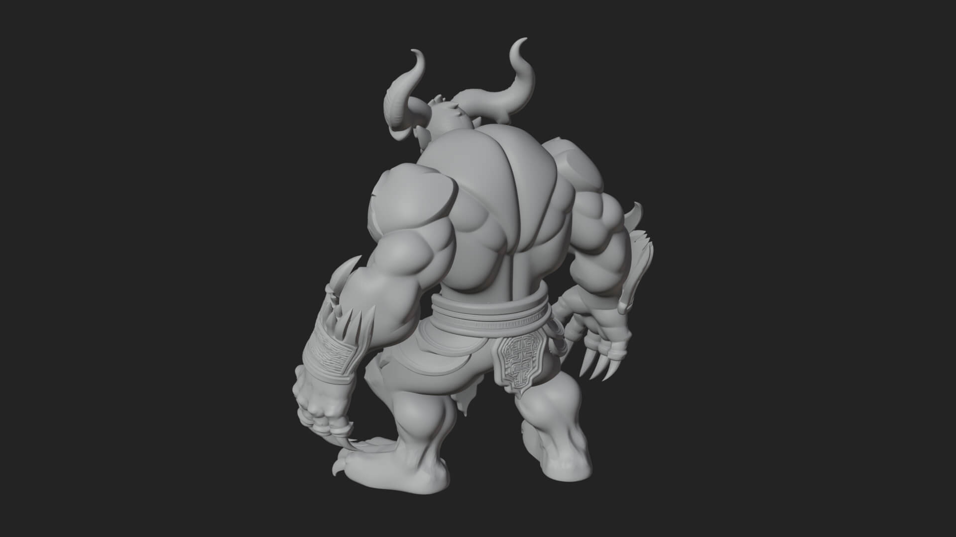 Stone Rock Golem Statue Design 10 3D Print Model 3D Model