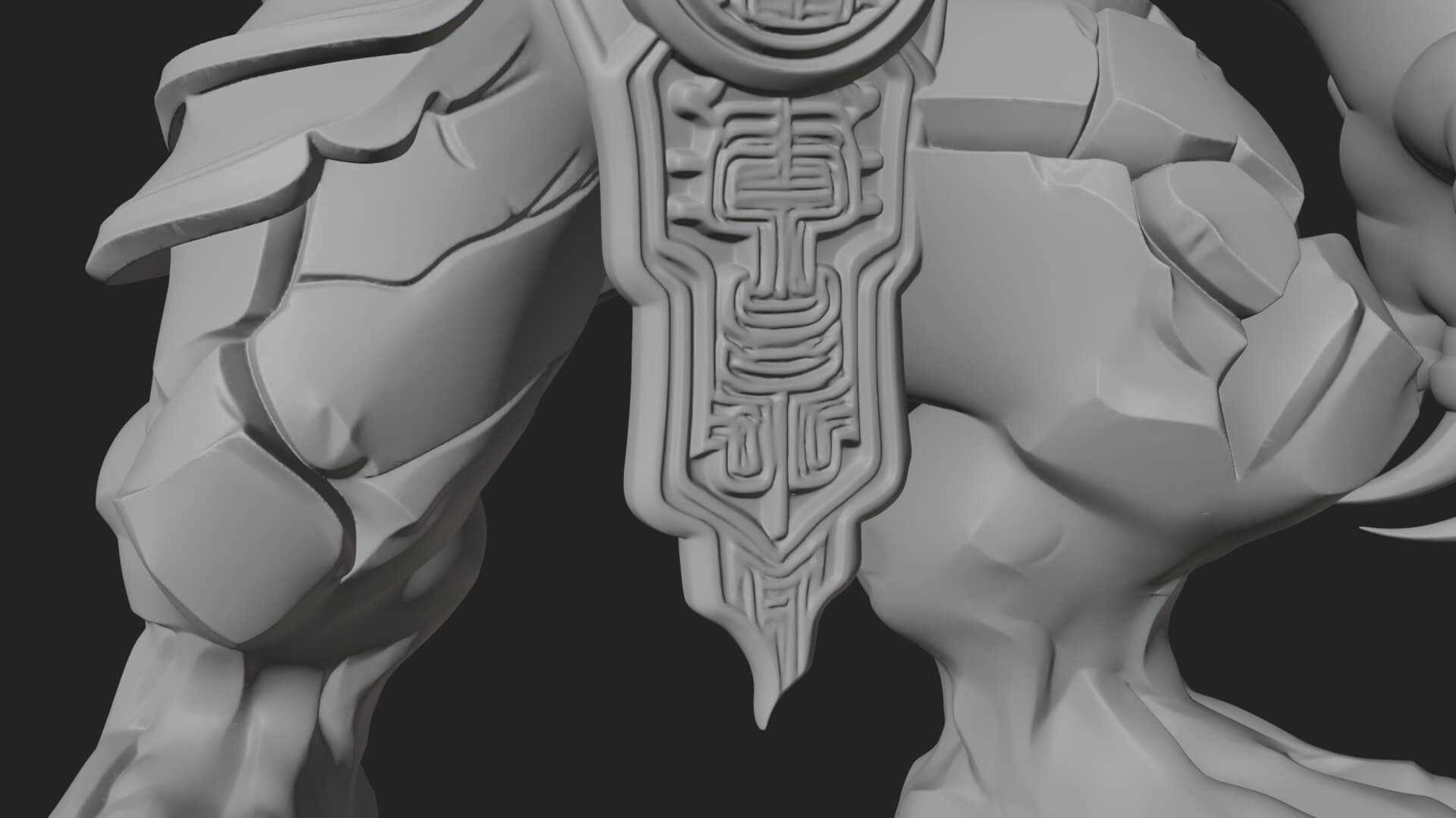 Stone Rock Golem Statue Design 10 3D Print Model 3D Model