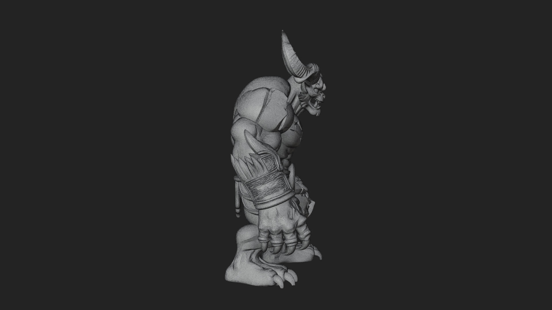 Stone Rock Golem Statue Design 10 3D Print Model 3D Model