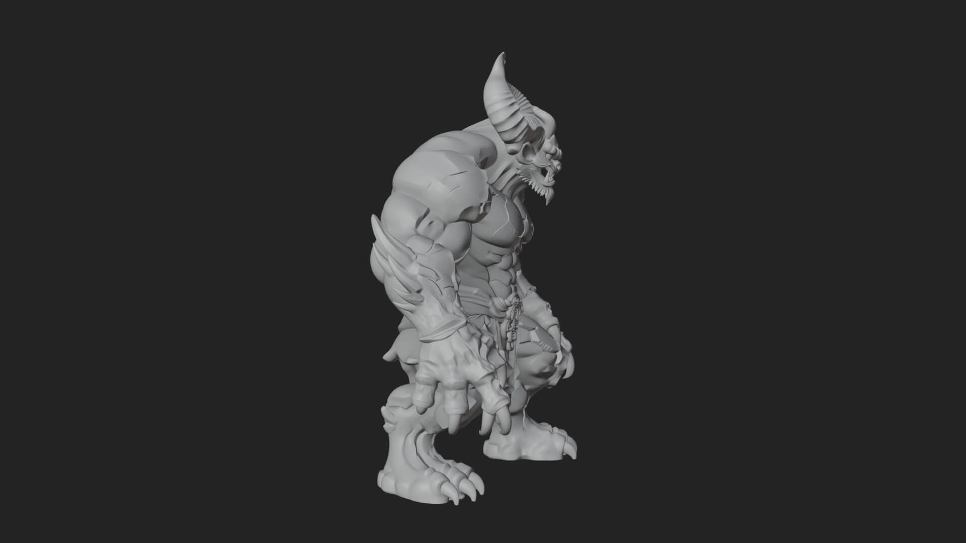 Stone Rock Golem Statue Design 11 3D Print Model 3D Model