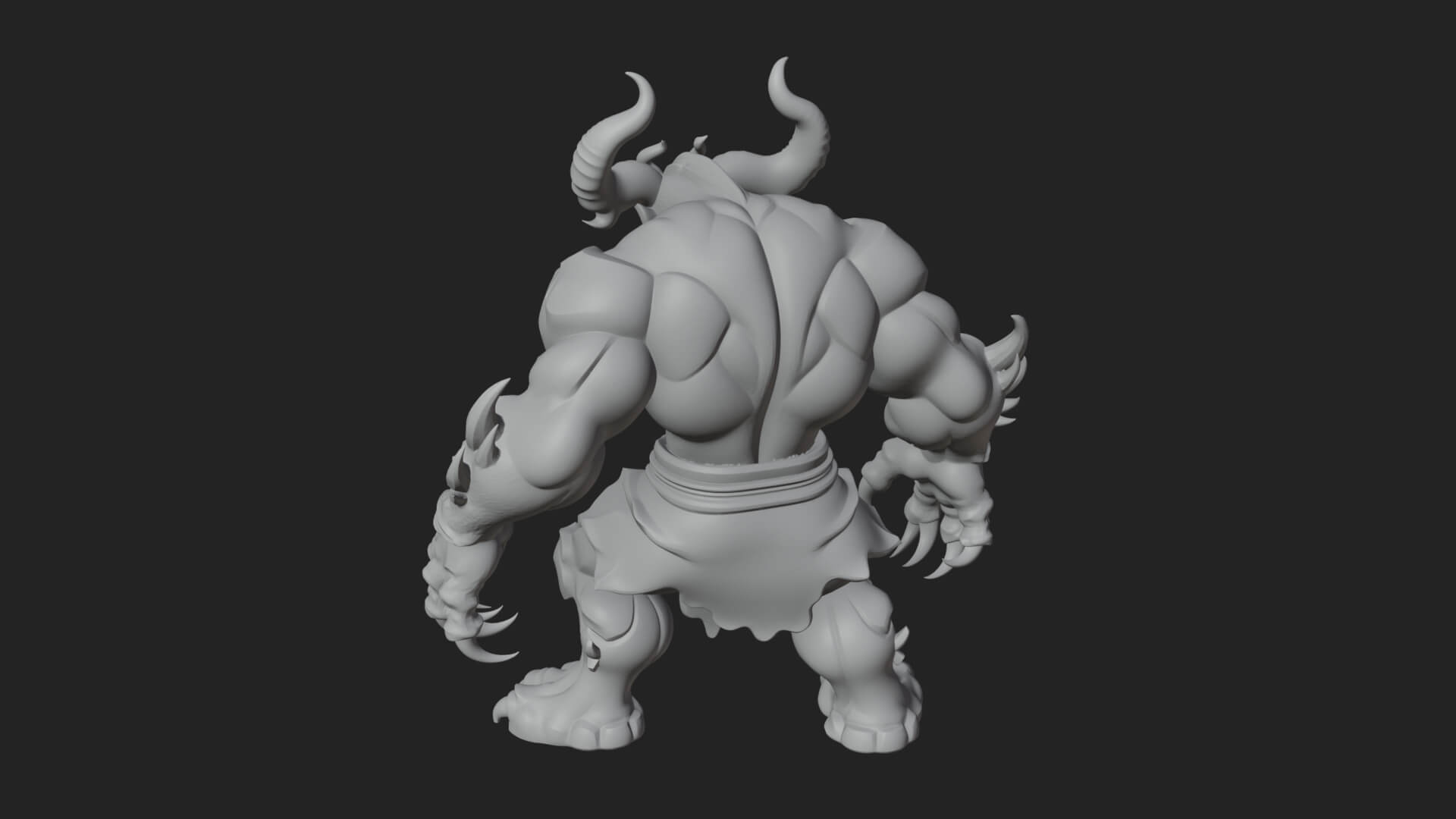 Stone Rock Golem Statue Design 11 3D Print Model 3D Model