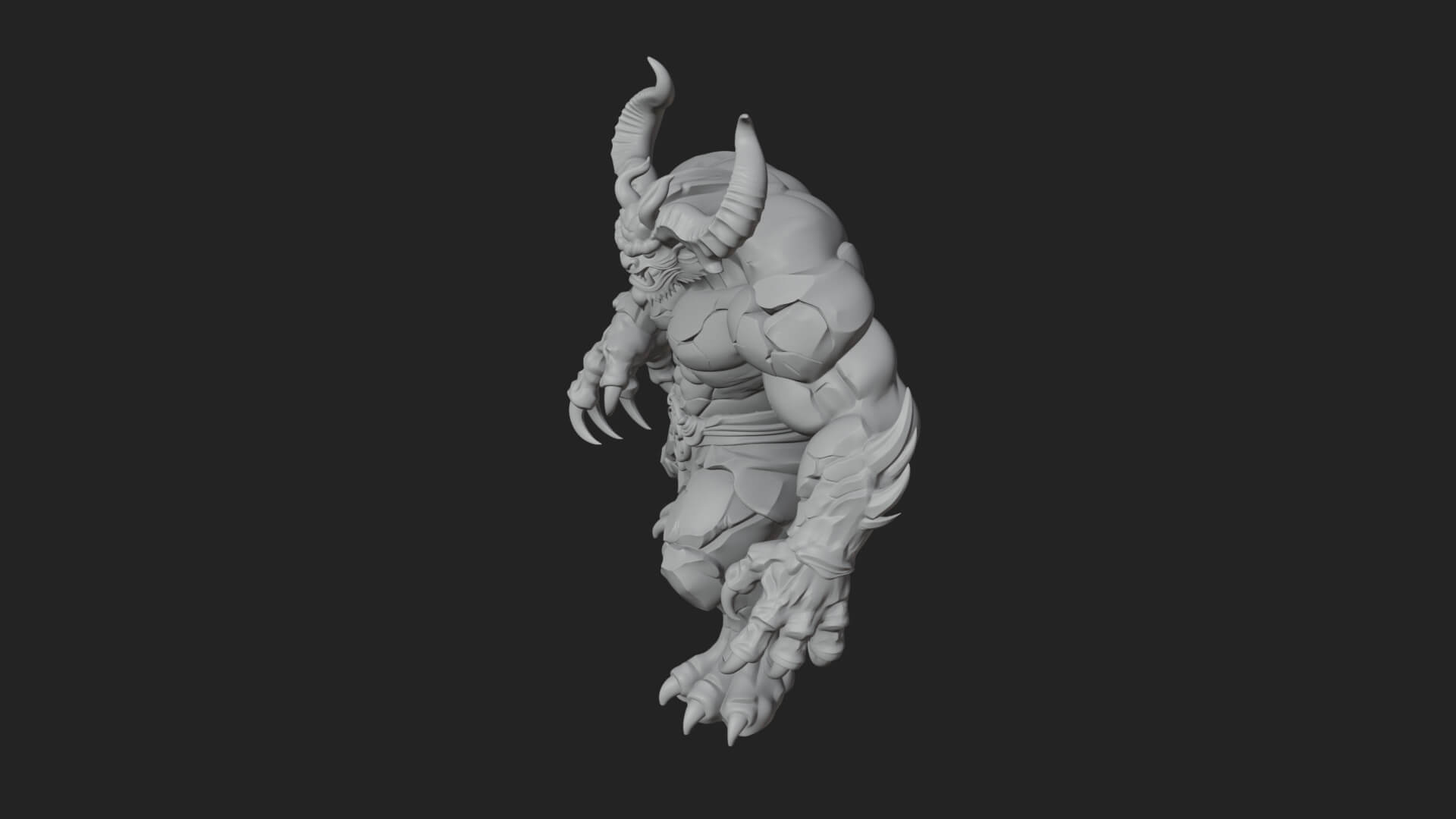 Stone Rock Golem Statue Design 11 3D Print Model 3D Model