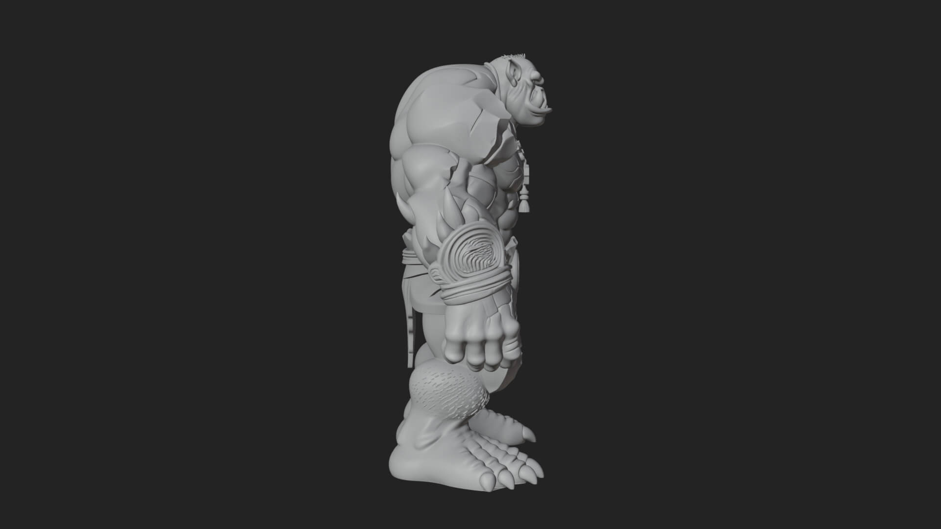 Stone Rock Golem Statue Design 12 3D Print Model 3D Model