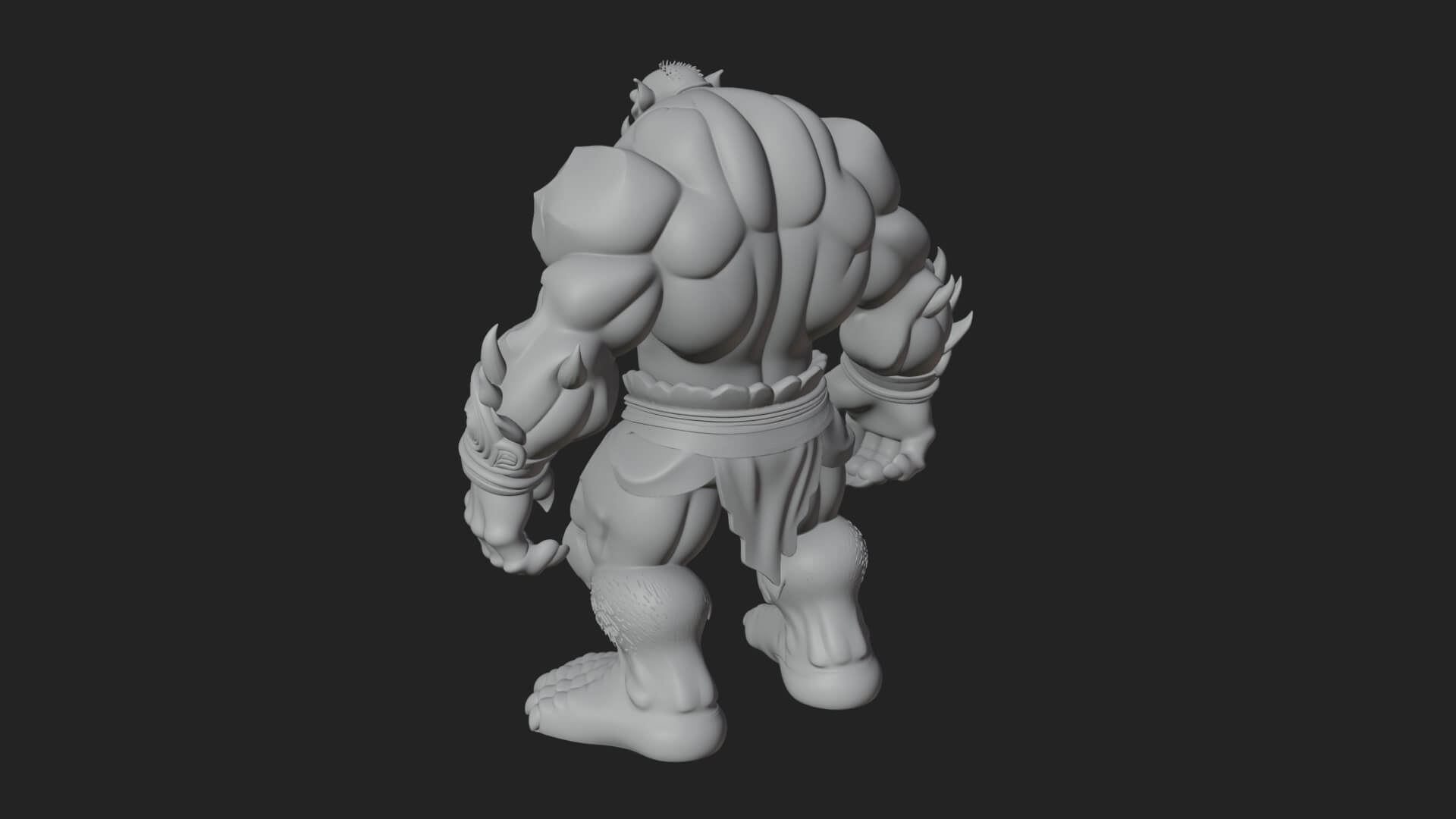 Stone Rock Golem Statue Design 12 3D Print Model 3D Model