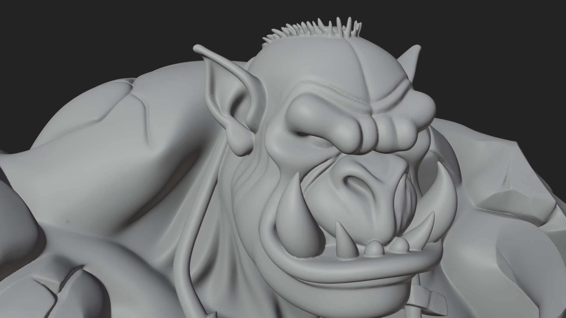 Stone Rock Golem Statue Design 12 3D Print Model 3D Model