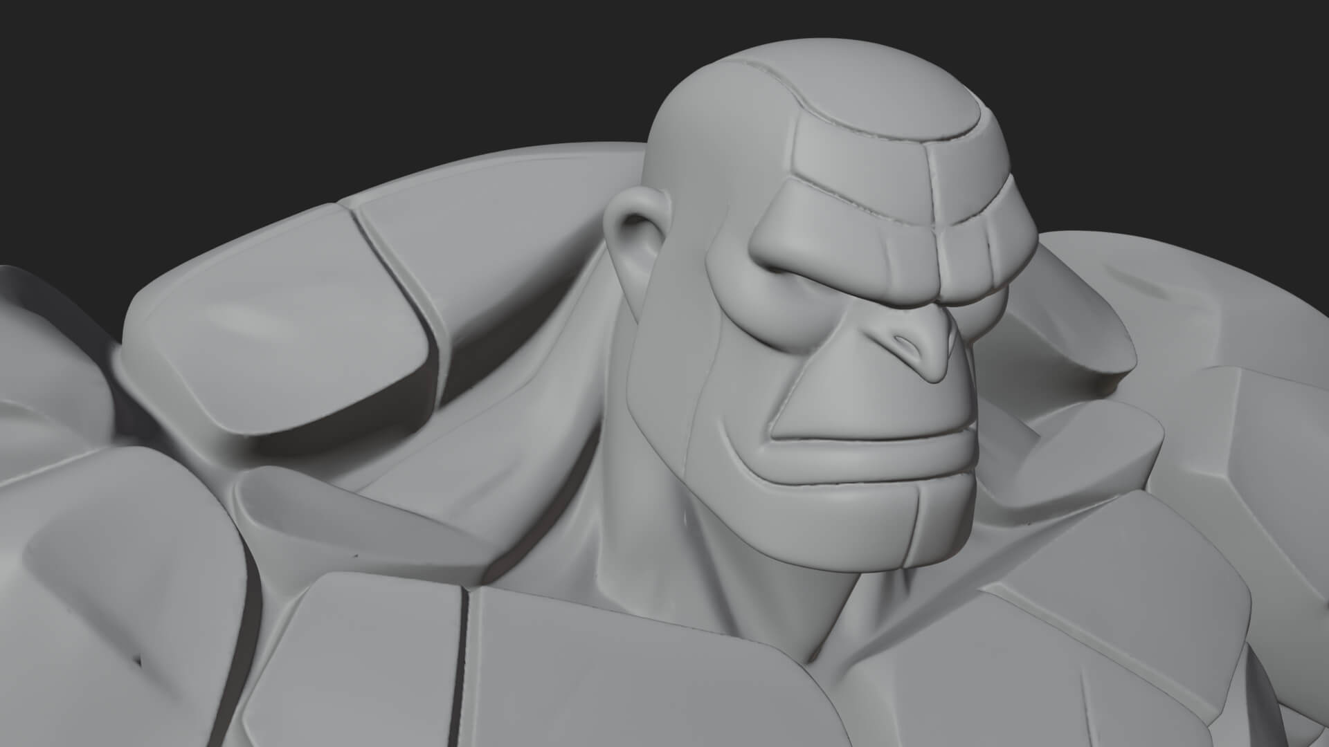 Stone Rock Golem Statue Design 2 3D Print Model 3D Model