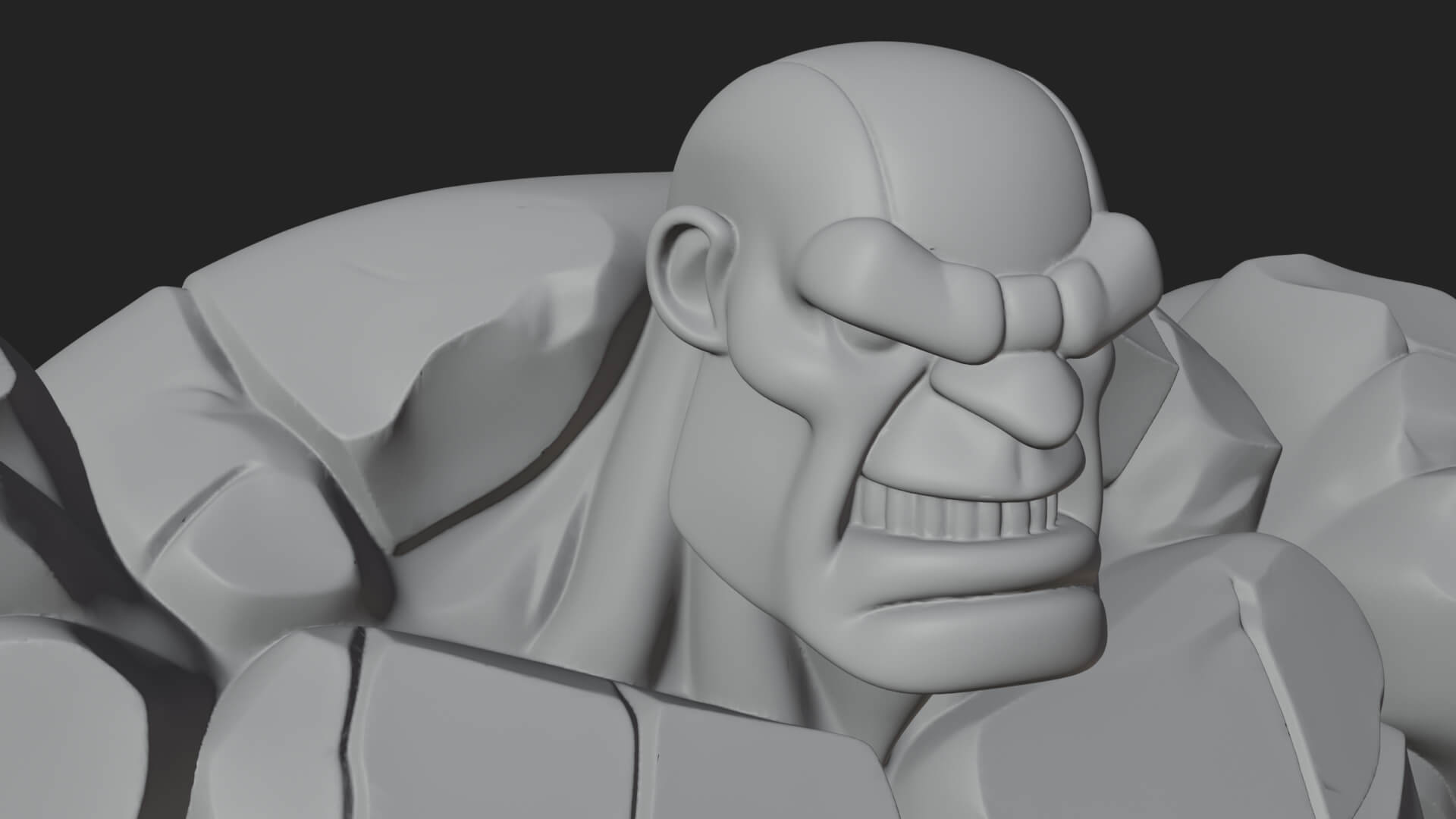 Stone Rock Golem Statue Design 3 3D Print Model 3D Model