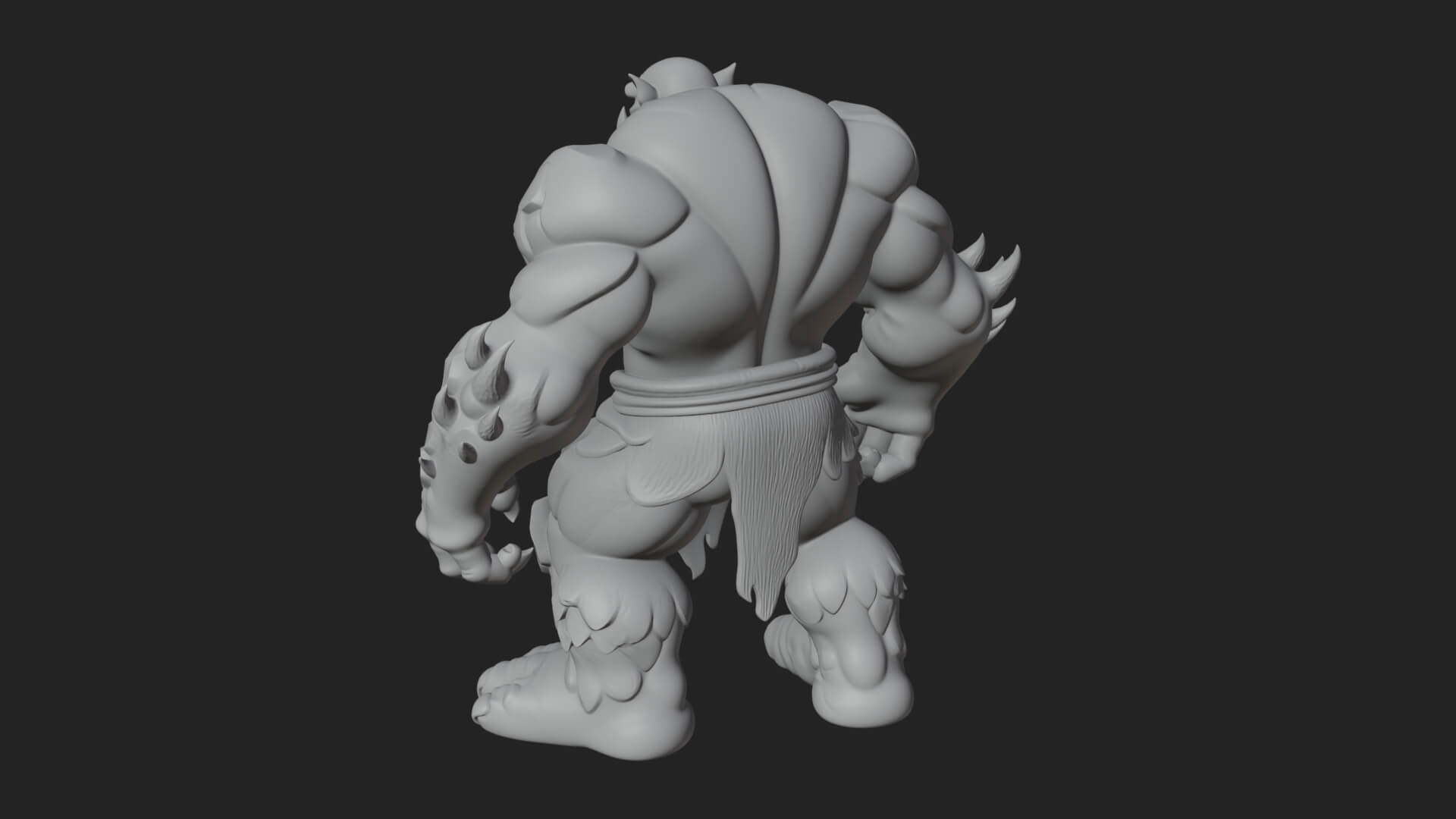 Stone Rock Golem Statue Design 6 3D Print Model 3D Model