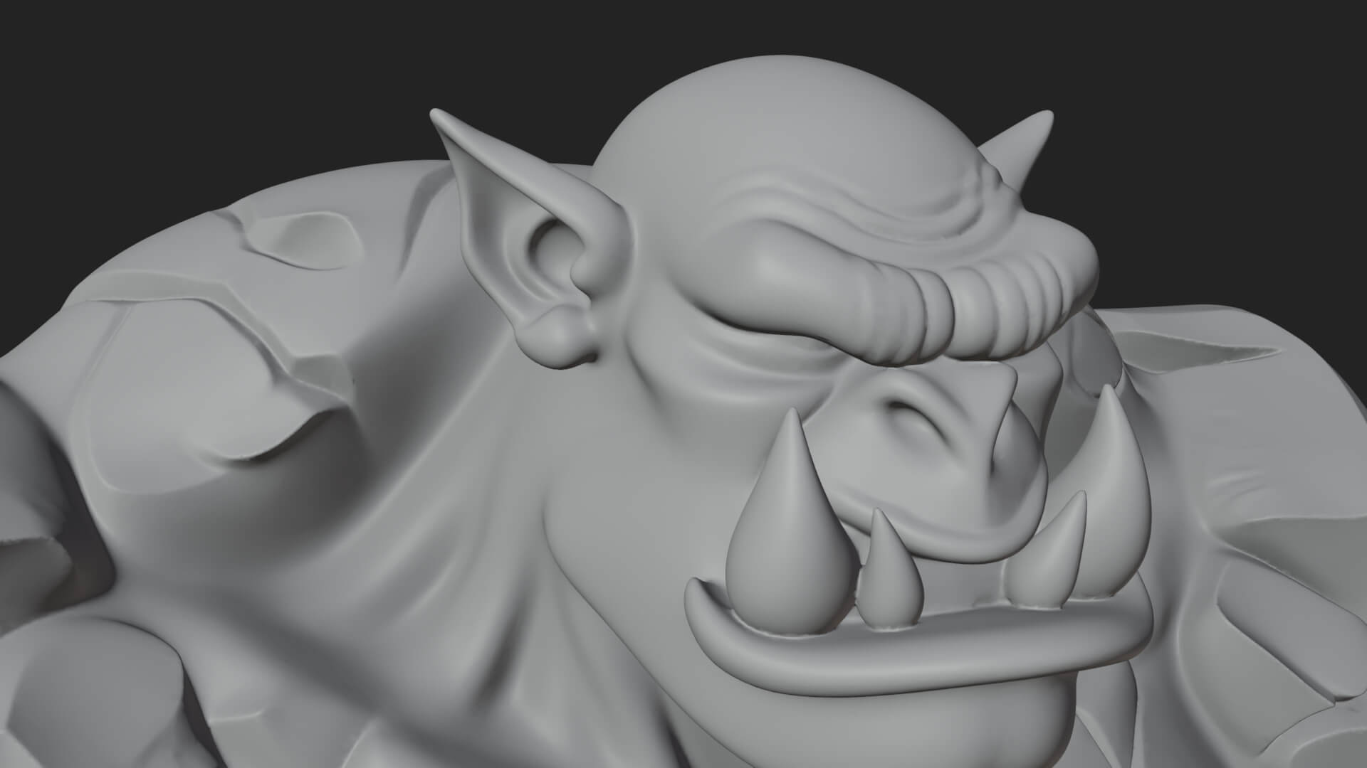 Stone Rock Golem Statue Design 6 3D Print Model 3D Model