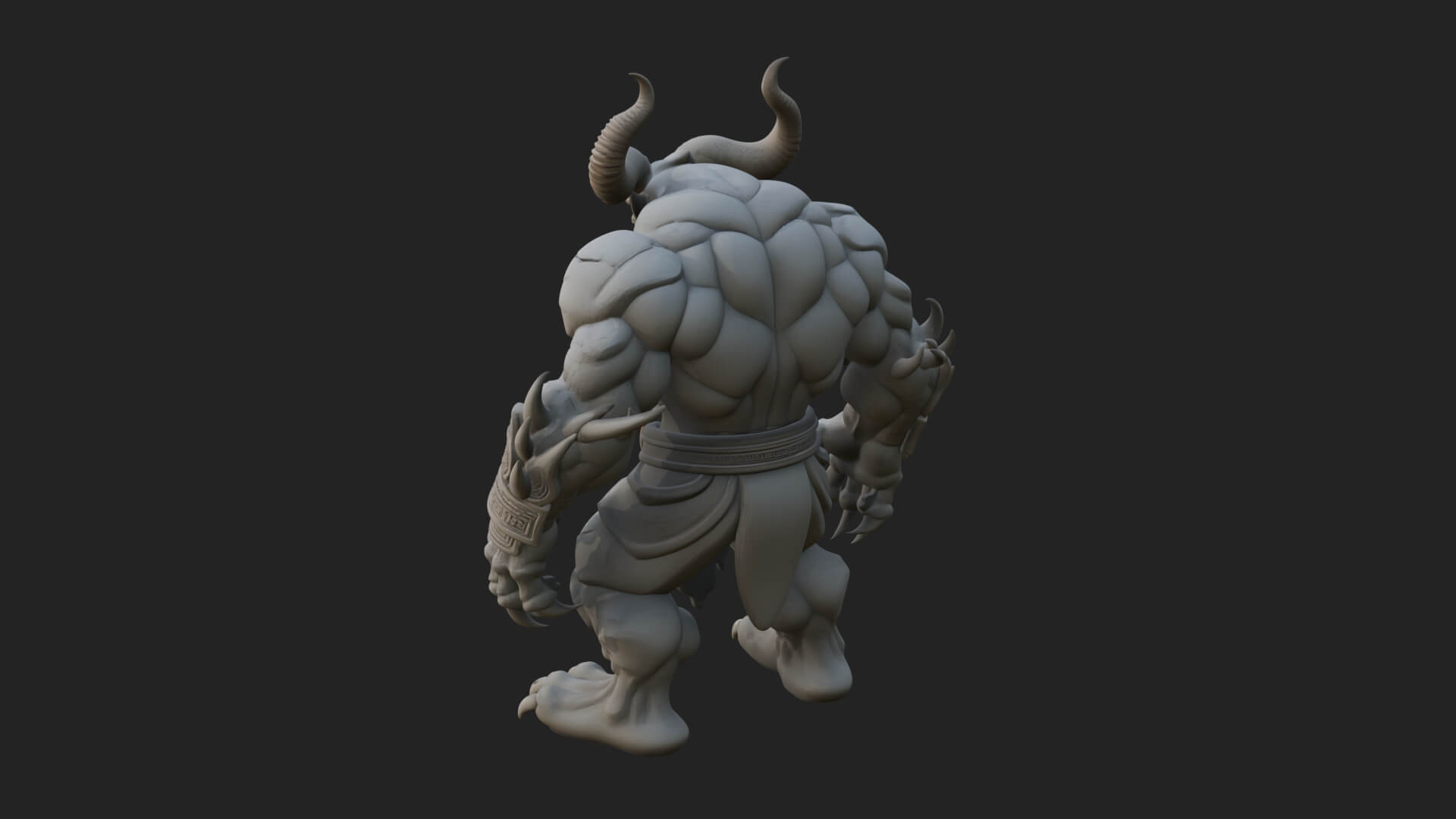Stone Rock Golem Statue Design 7 3D Print Model 3D Model