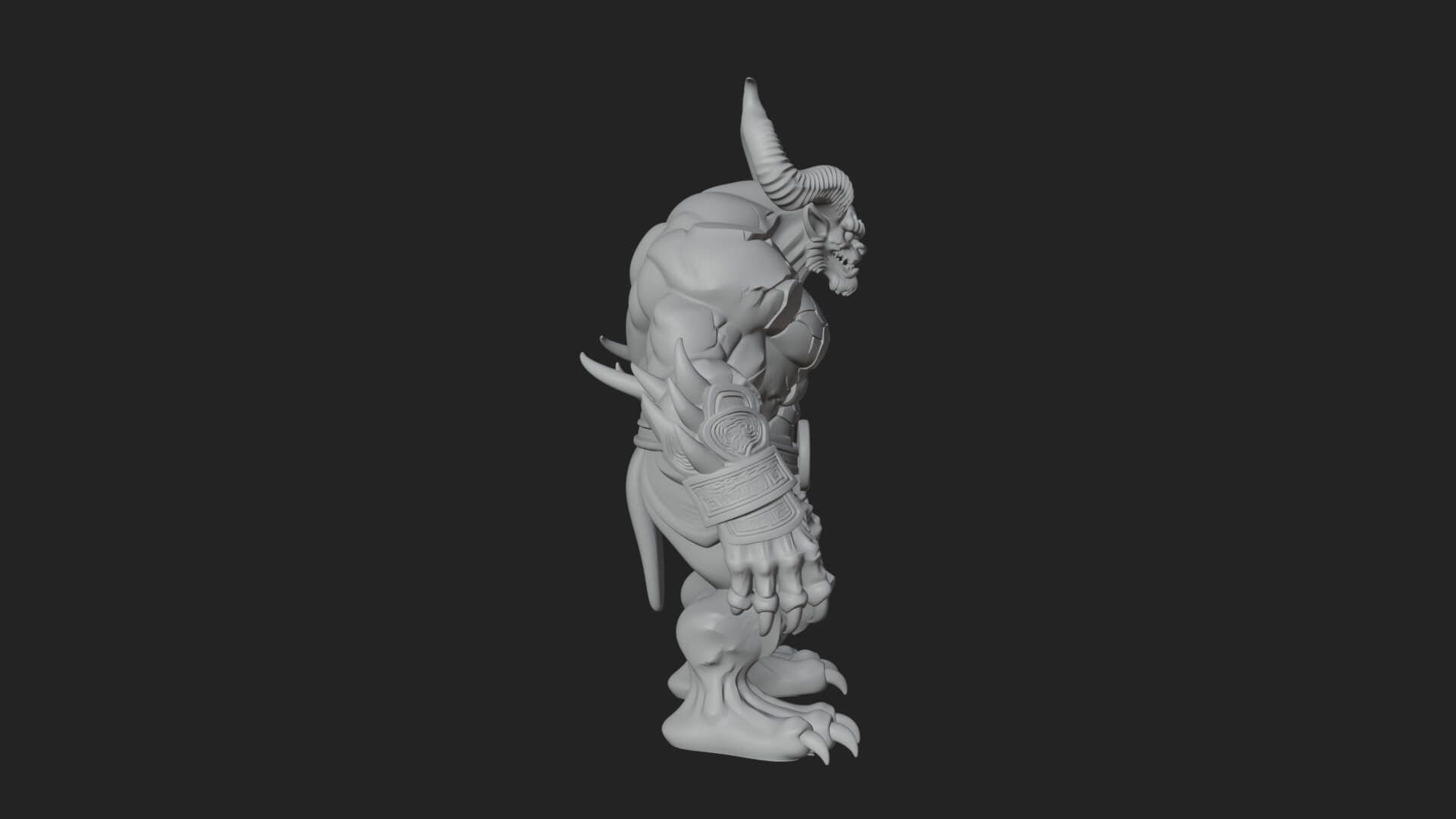 Stone Rock Golem Statue Design 7 3D Print Model 3D Model