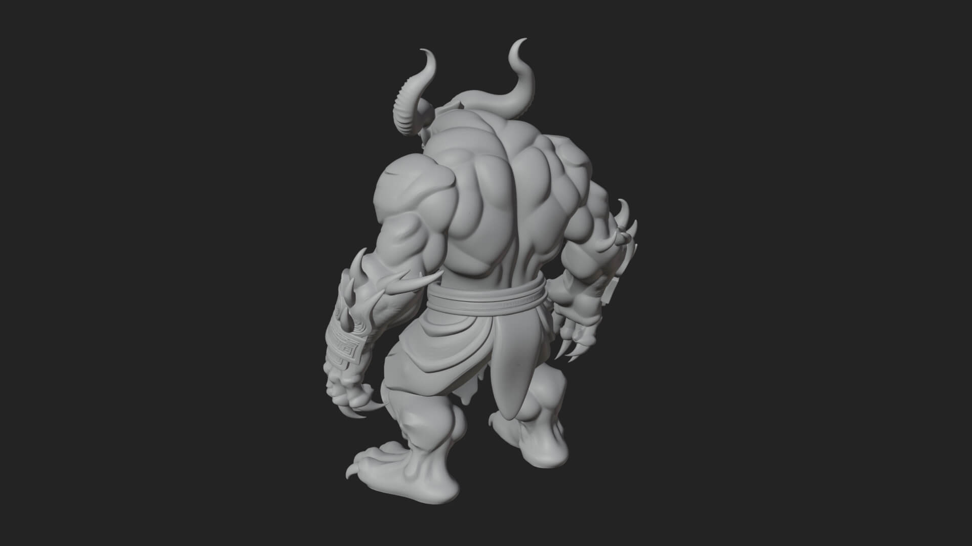 Stone Rock Golem Statue Design 7 3D Print Model 3D Model
