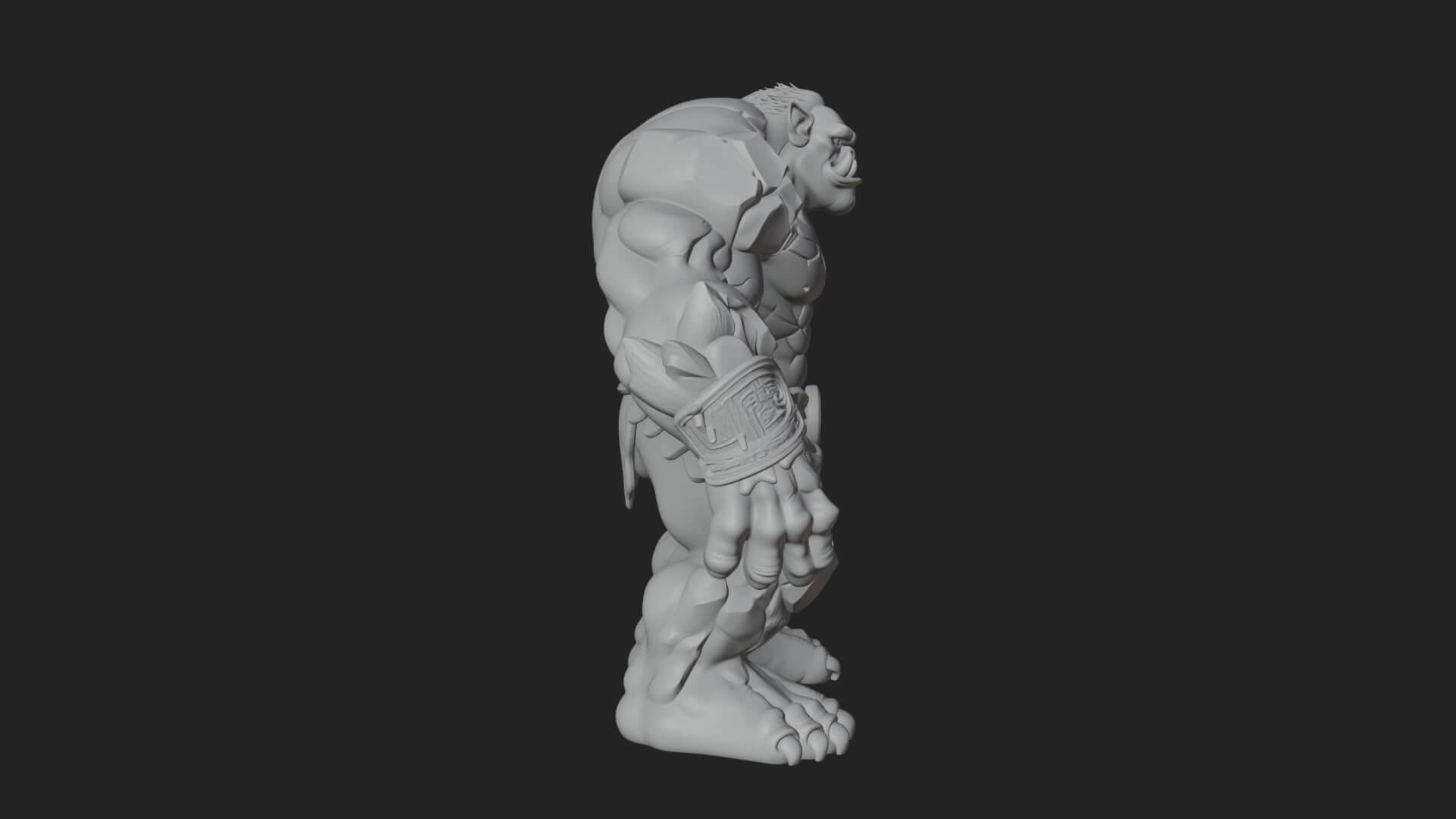 Stone Rock Golem Statue Design 8 3D Print Model 3D Model