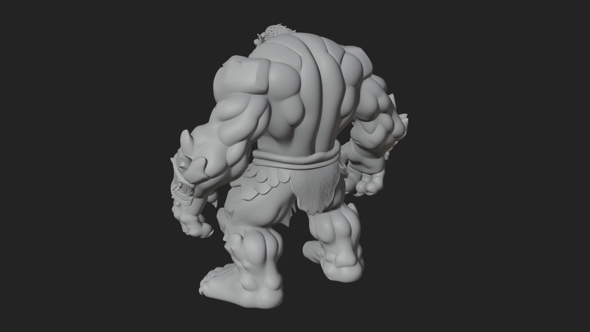 Stone Rock Golem Statue Design 8 3D Print Model 3D Model