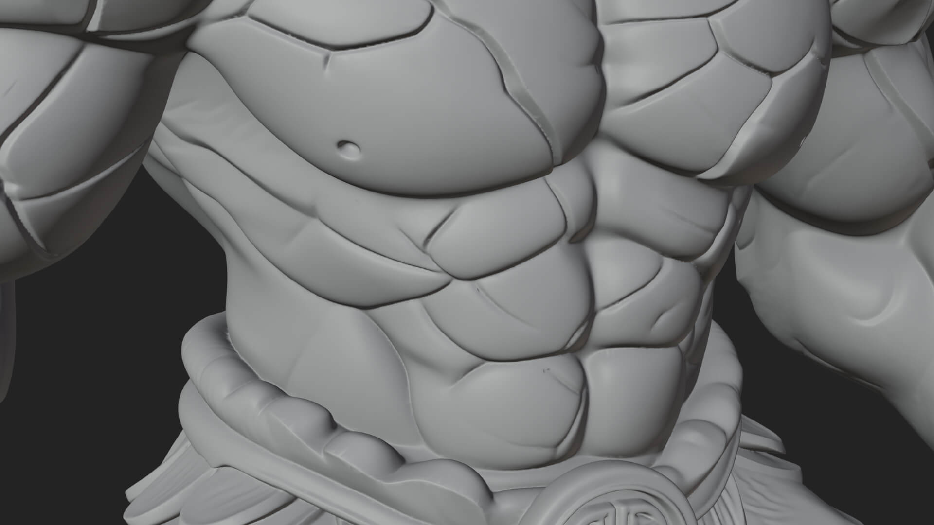 Stone Rock Golem Statue Design 8 3D Print Model 3D Model