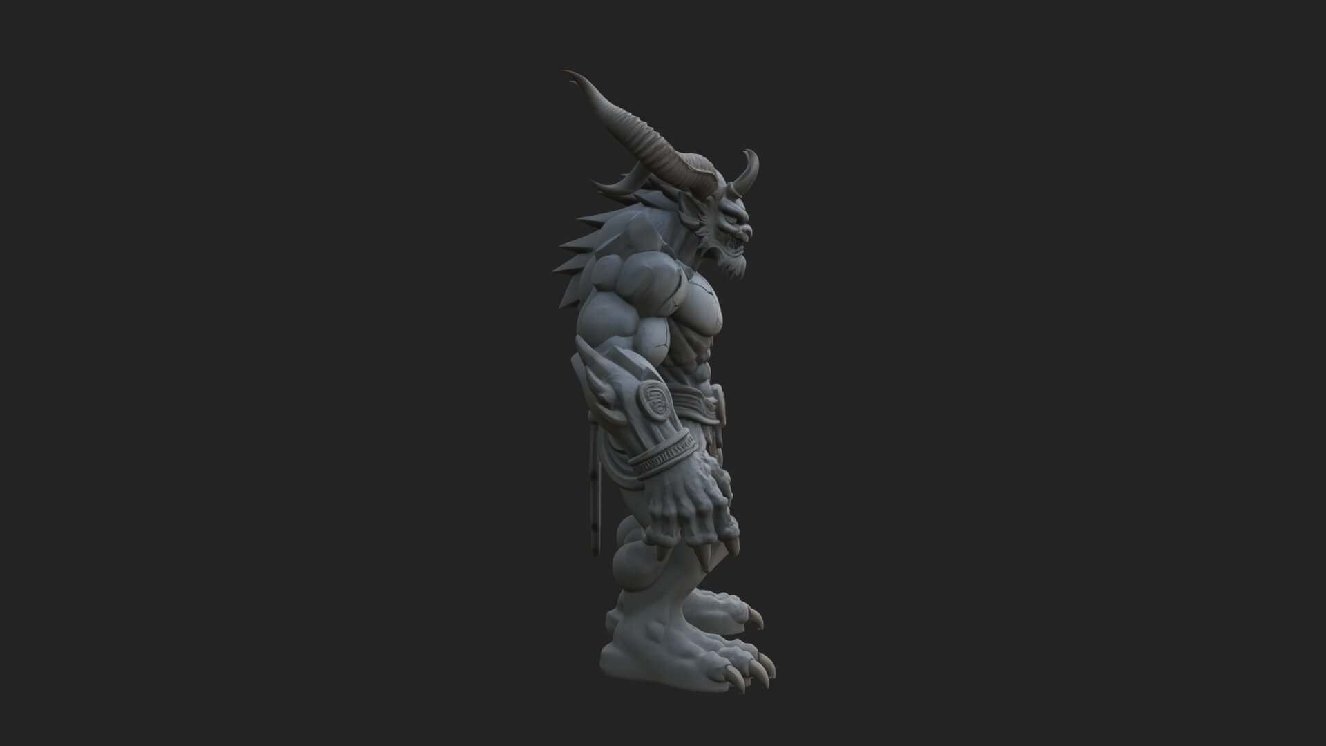 Stone Rock Golem Statue Design 9 3D Print Model 3D Model
