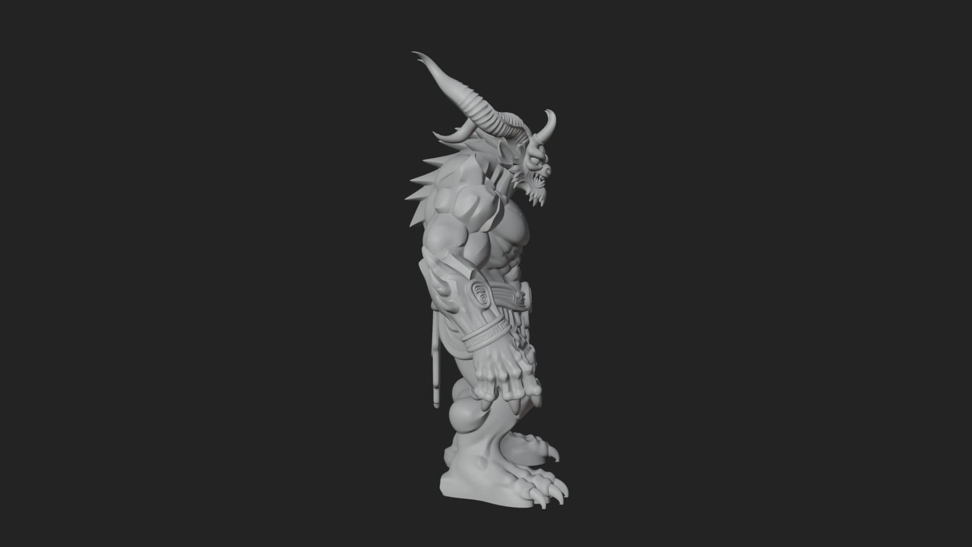 Stone Rock Golem Statue Design 9 3D Print Model 3D Model