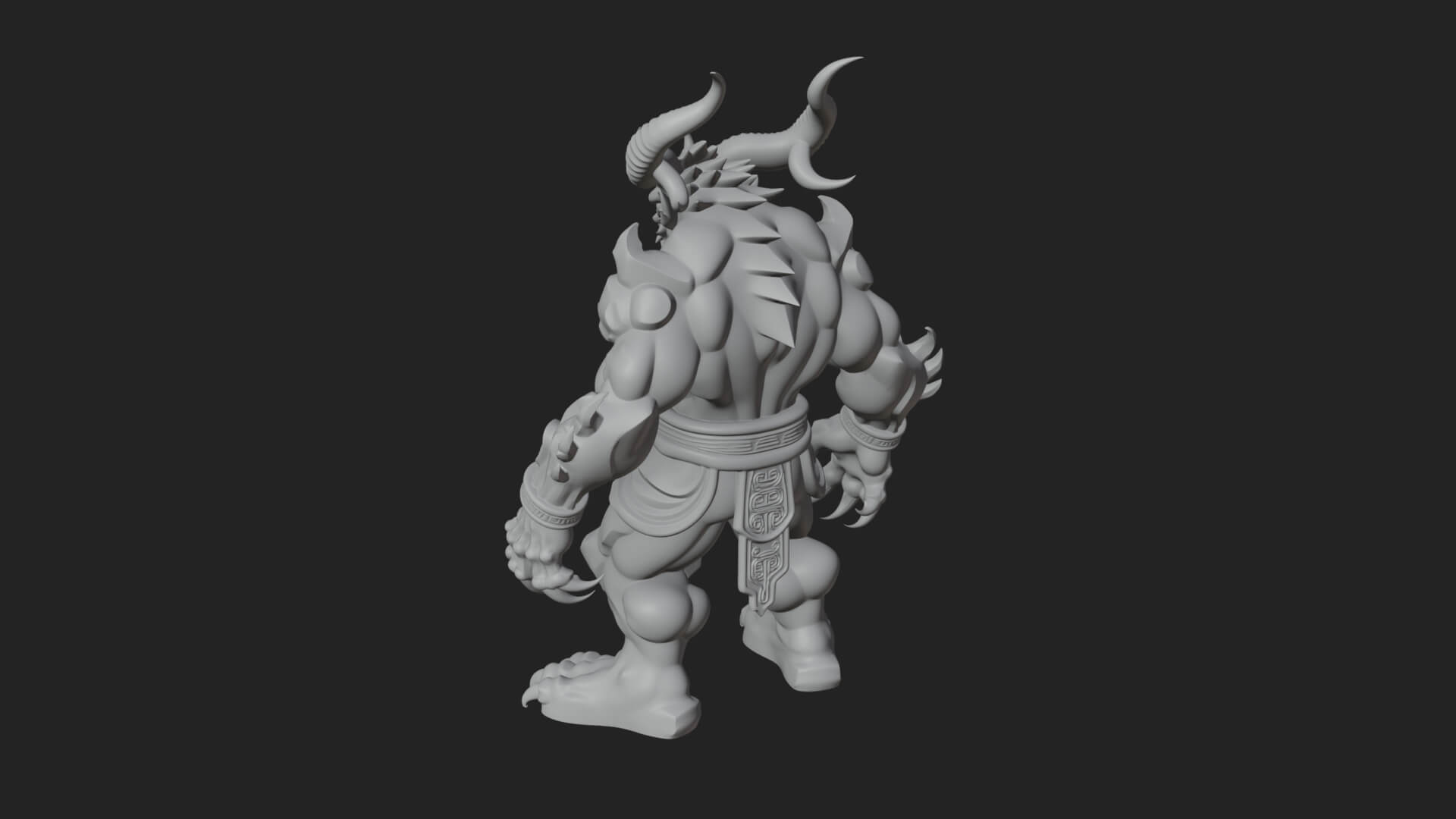 Stone Rock Golem Statue Design 9 3D Print Model 3D Model