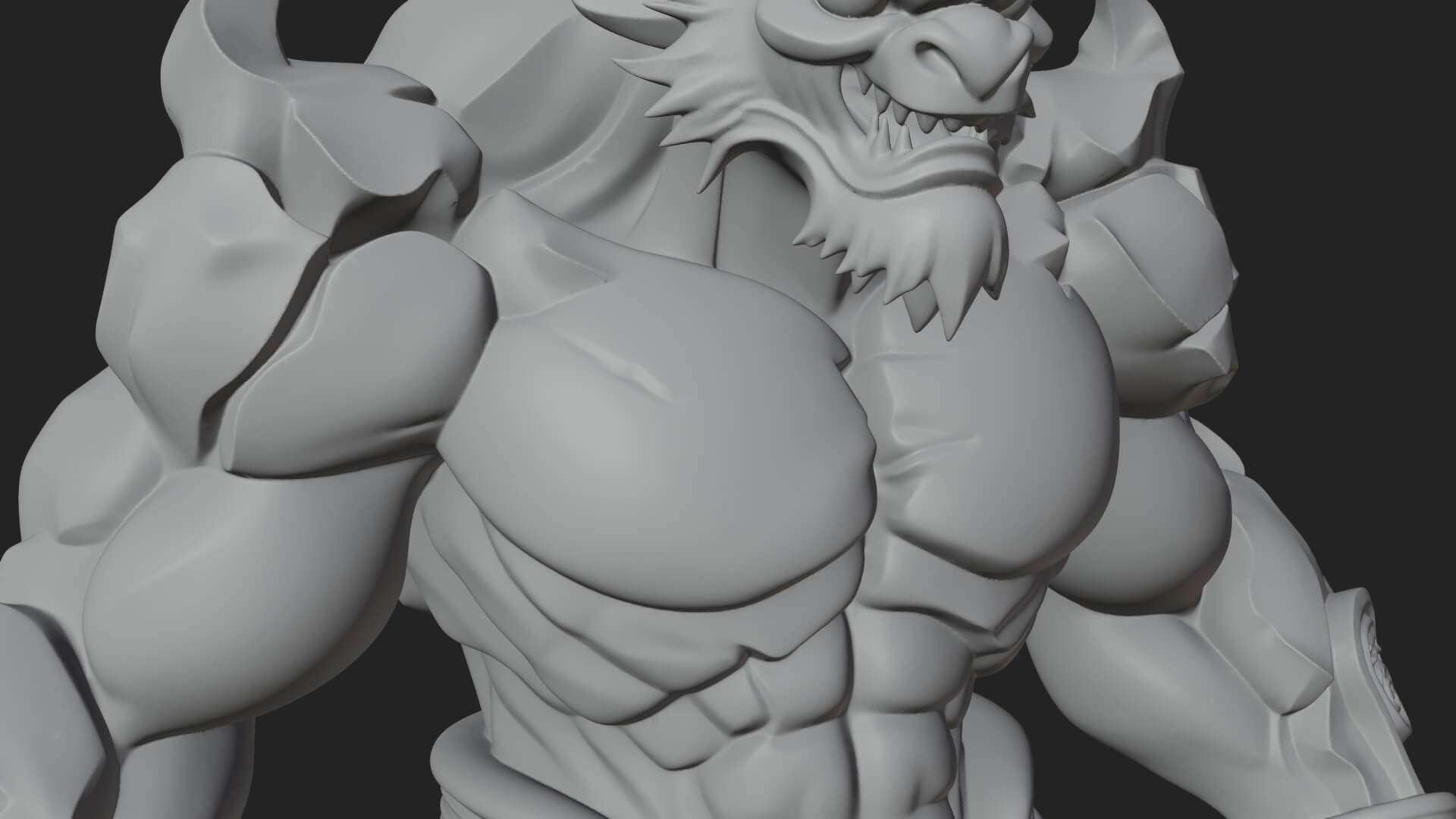 Stone Rock Golem Statue Design 9 3D Print Model 3D Model
