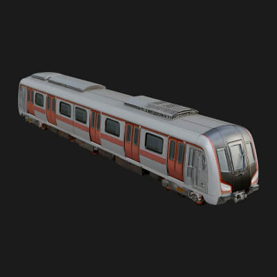 Subway Train Car Model Design 10 3d Print Model