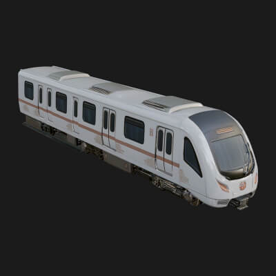 Subway Train Car Model Design 11 3D Print Model