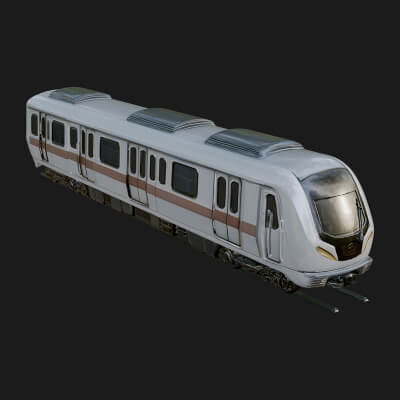 Subway Train Car Model Design 2 3D Print Model