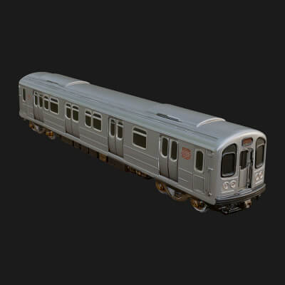 Subway Train Car Model Design 3 3D Print Model