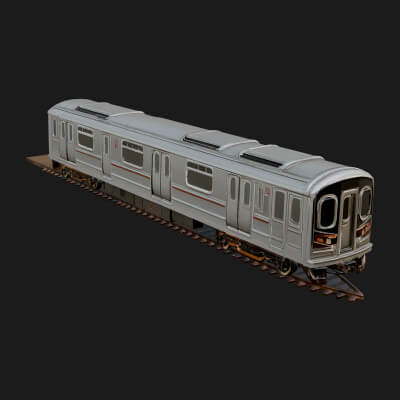 Subway Train Car Model Design 5 3D Print Model