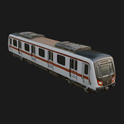 Subway Train Car Model Design 8 3D Print Model