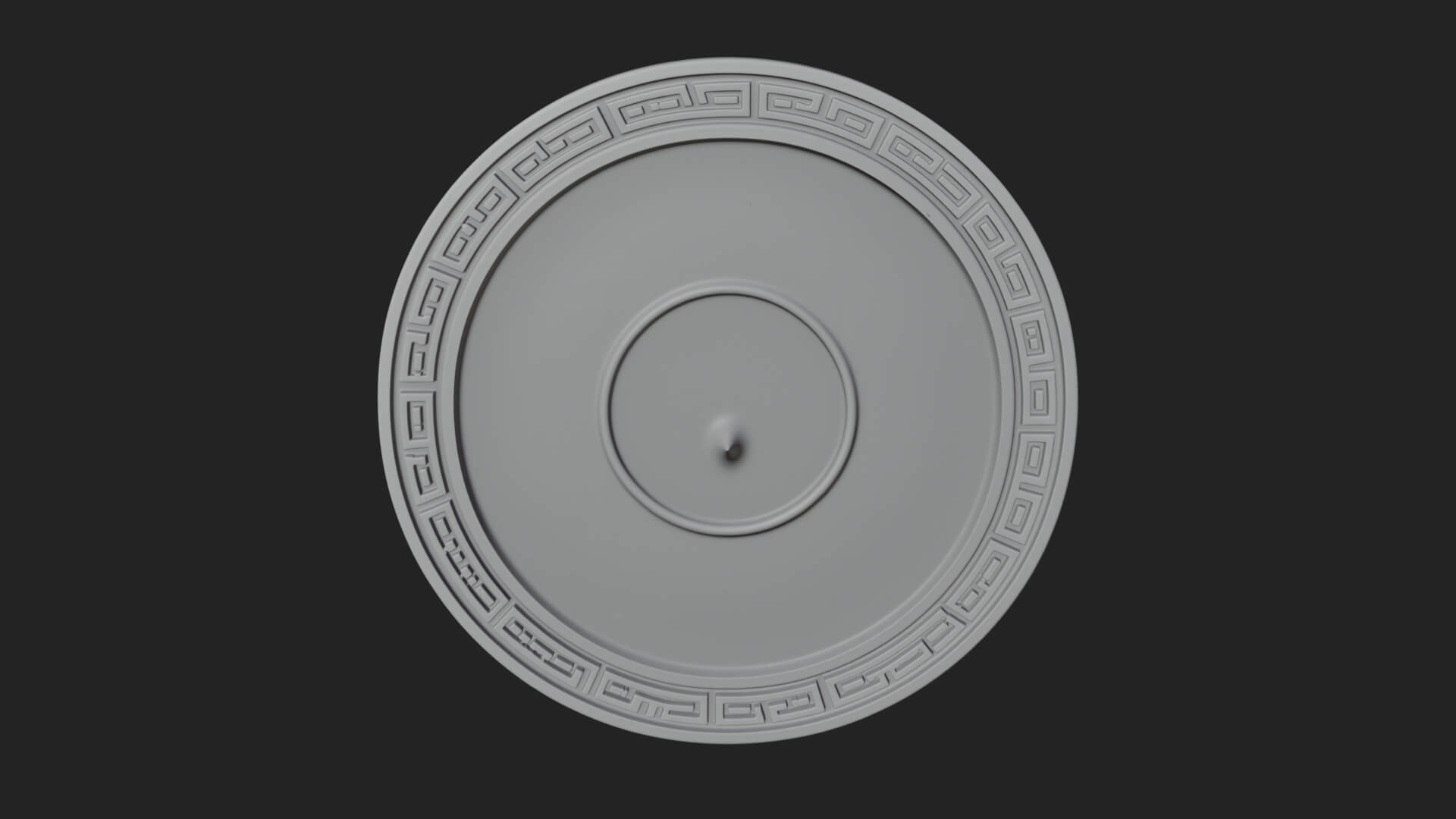 Sun Face Oval Relief Plaque Design 1 3D Print Model 3D Model
