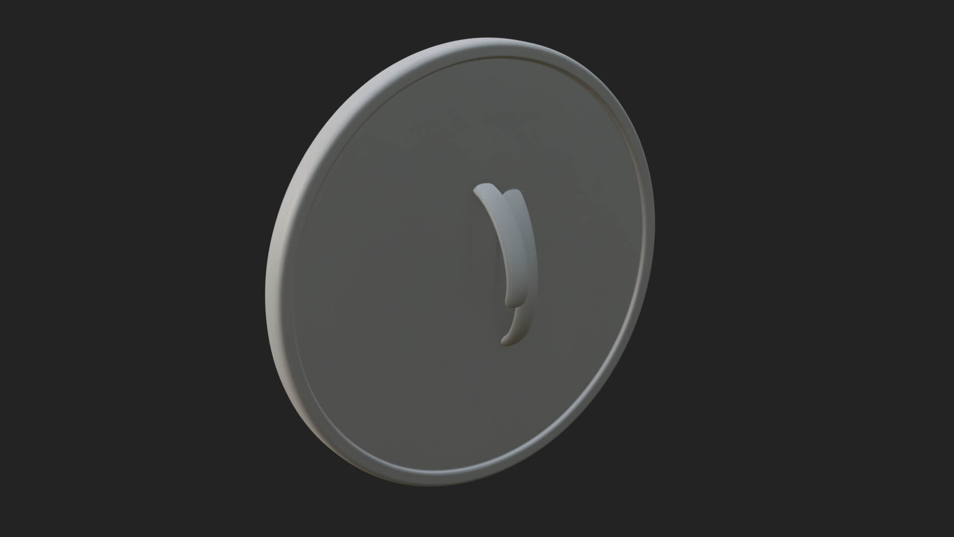 Sun Moon Split Face Plaque Design 3 3D Print Model 3D Model