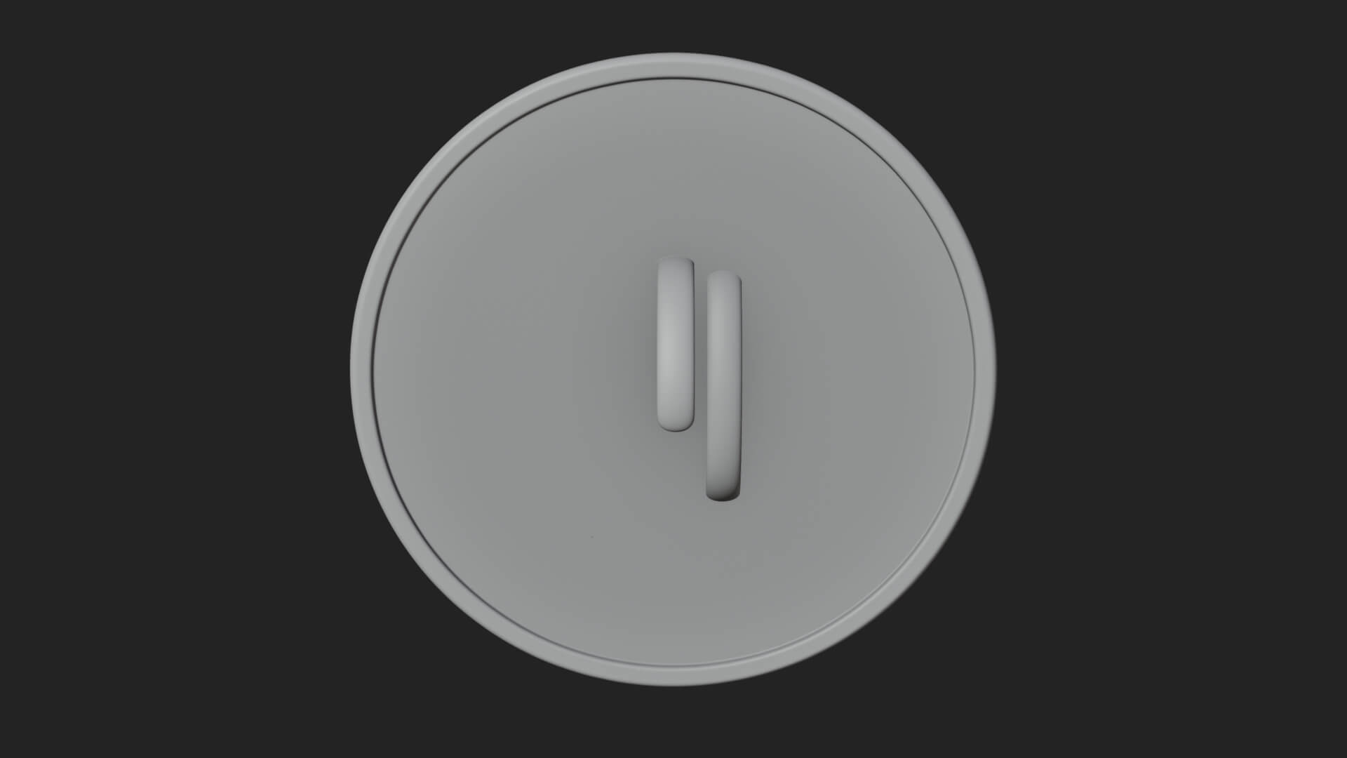 Sun Moon Split Face Plaque Design 3 3D Print Model 3D Model