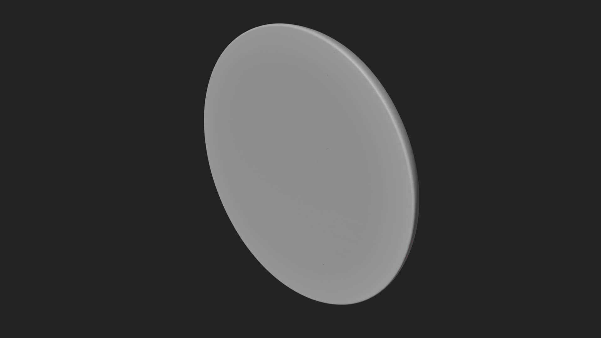 Sun Ray Moon Disc Plaque Design 2 3D Print Model 3D Model