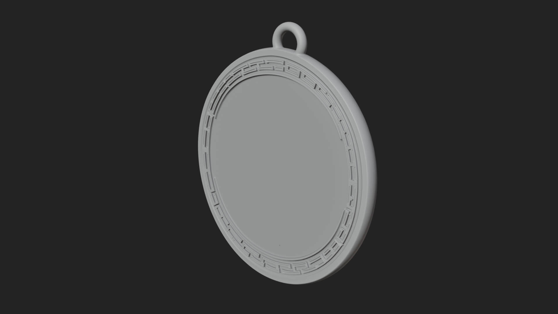 Sun Ray Moon Disc Plaque Design 5 3D Print Model 3D Model