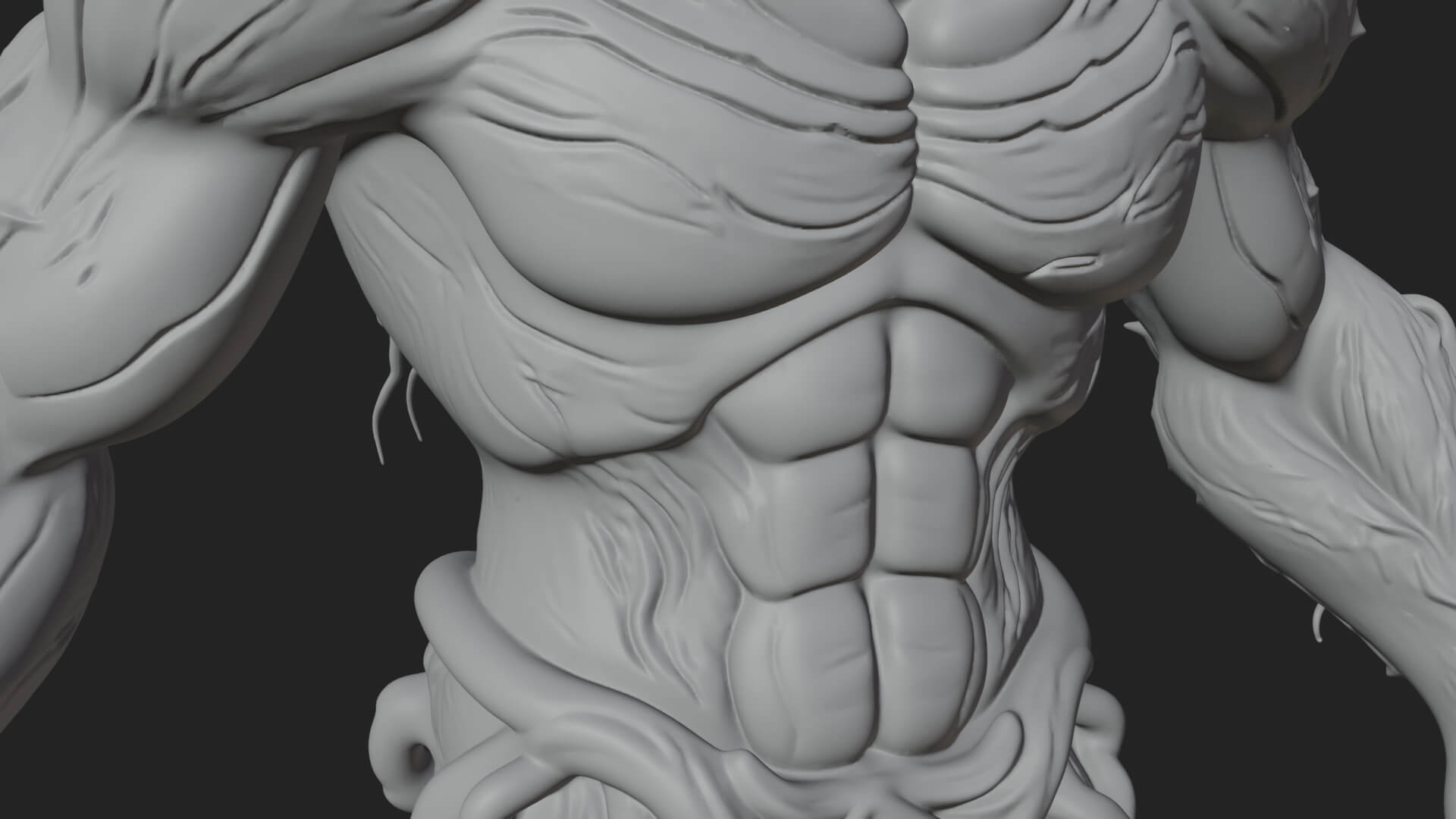 Swamp Troll Statue Design 3 3D Print Model 3D Model