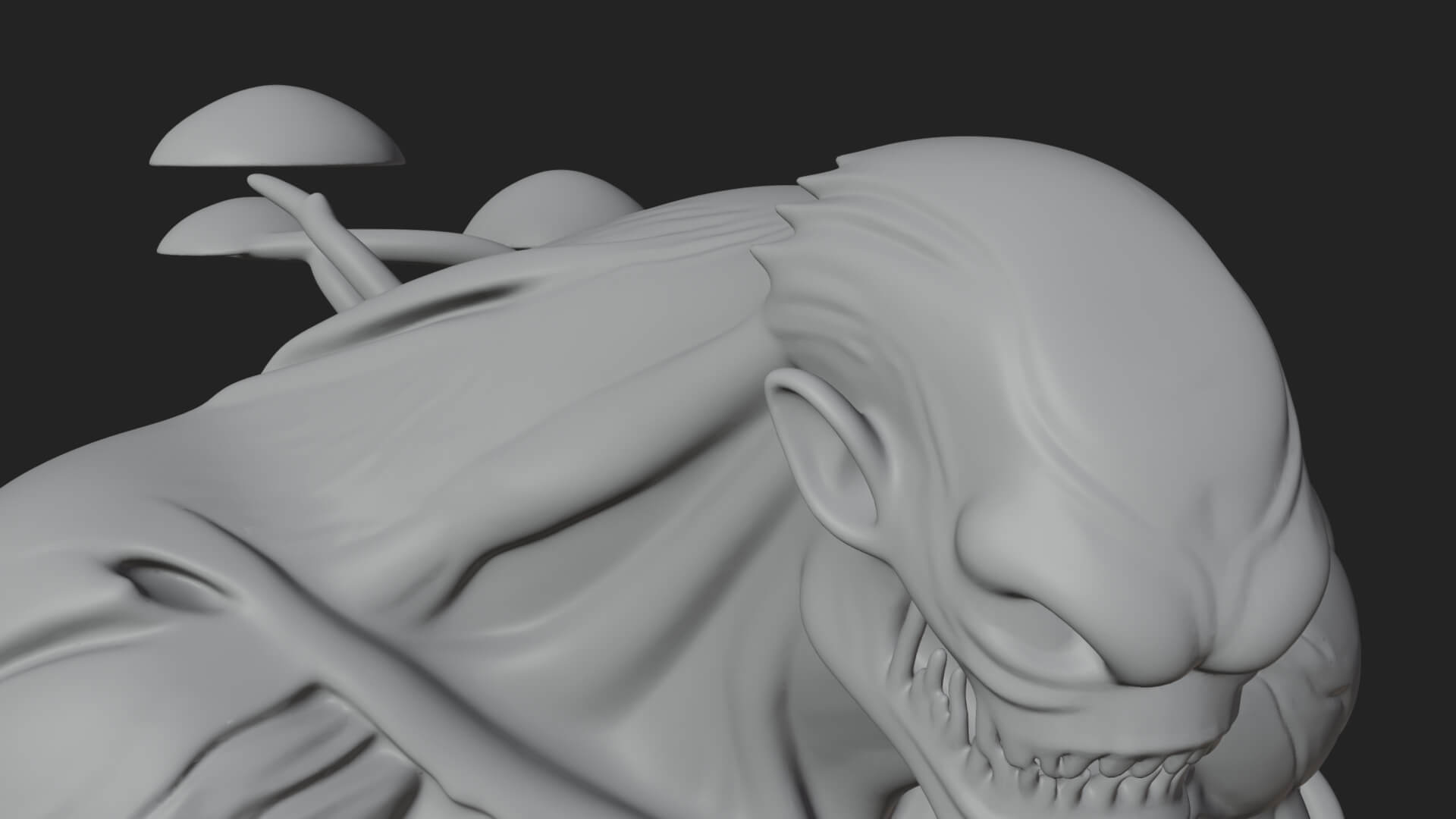 Swamp Troll Statue Design 4 3D Print Model 3D Model