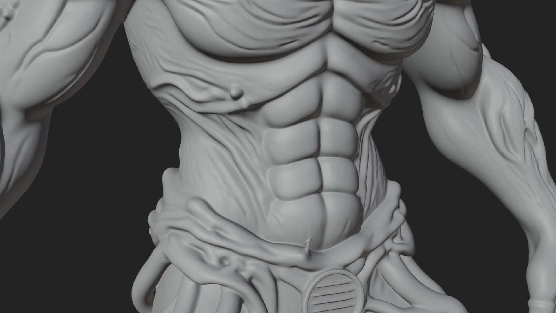 Swamp Troll Statue Design 4 3D Print Model 3D Model