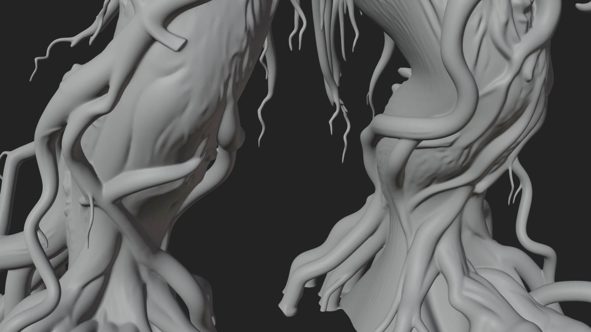 Swamp Troll Statue Design 4 3D Print Model 3D Model
