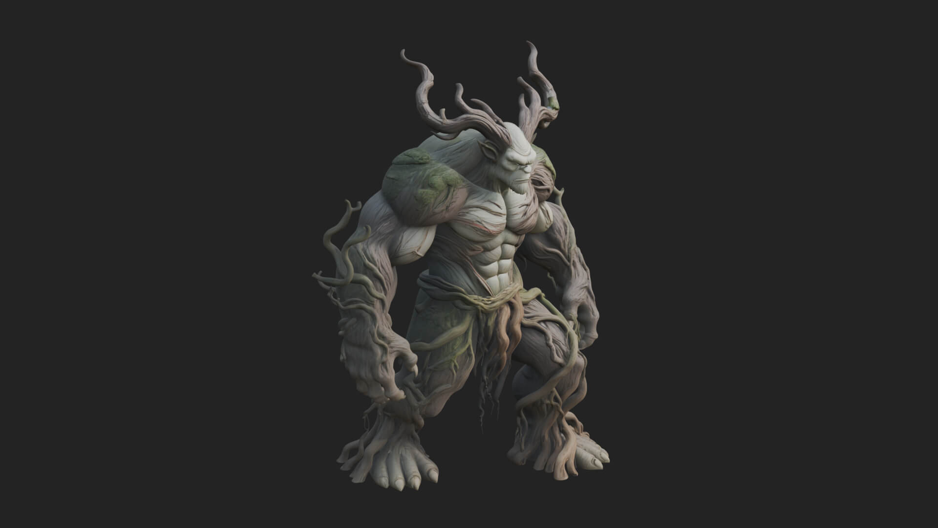 Swamp Troll Statue Design 5 3D Print Model 3D Model