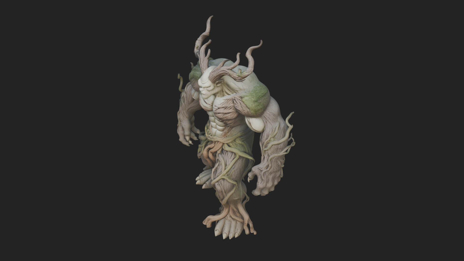 Swamp Troll Statue Design 5 3D Print Model 3D Model