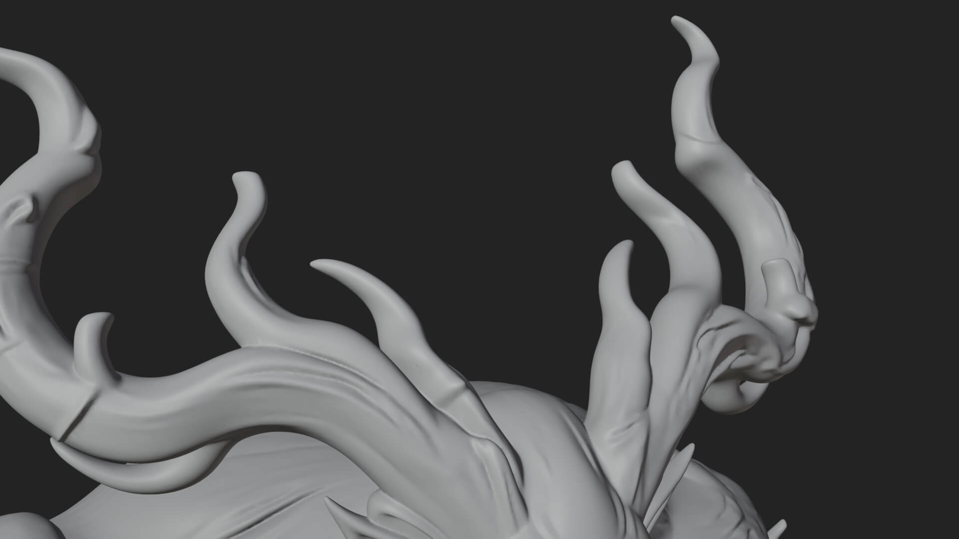 Swamp Troll Statue Design 5 3D Print Model 3D Model