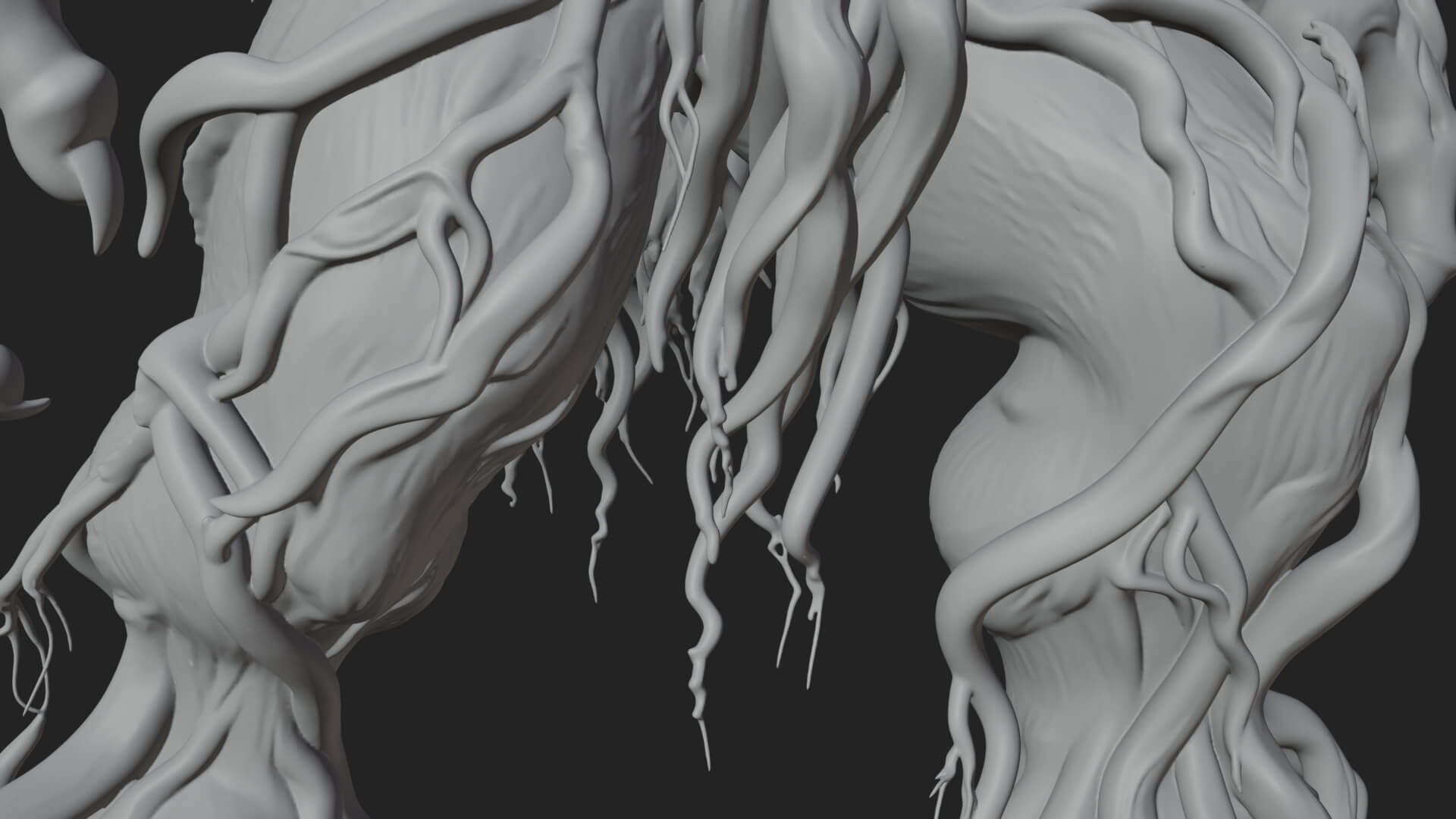 Swamp Troll Statue Design 5 3D Print Model 3D Model
