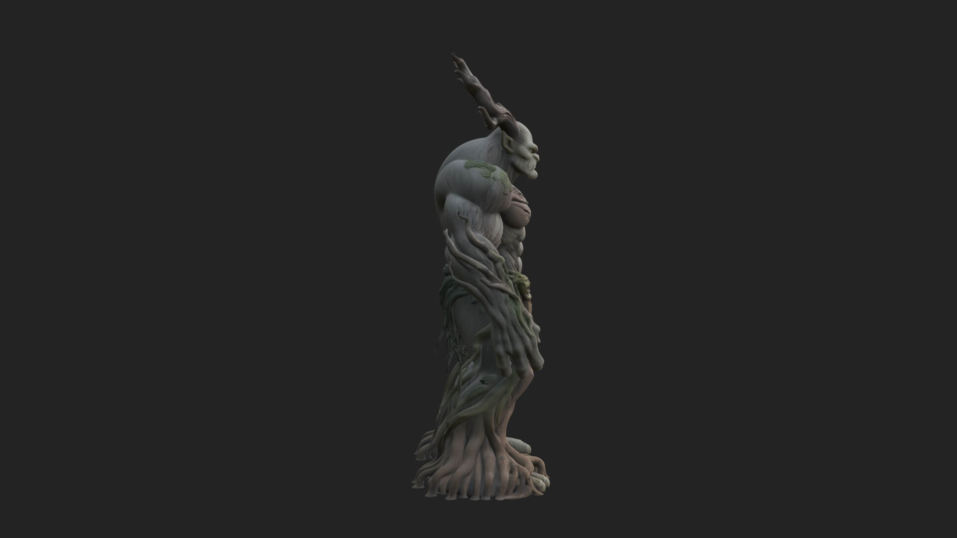 Swamp Troll Statue Design 6 3D Print Model 3D Model
